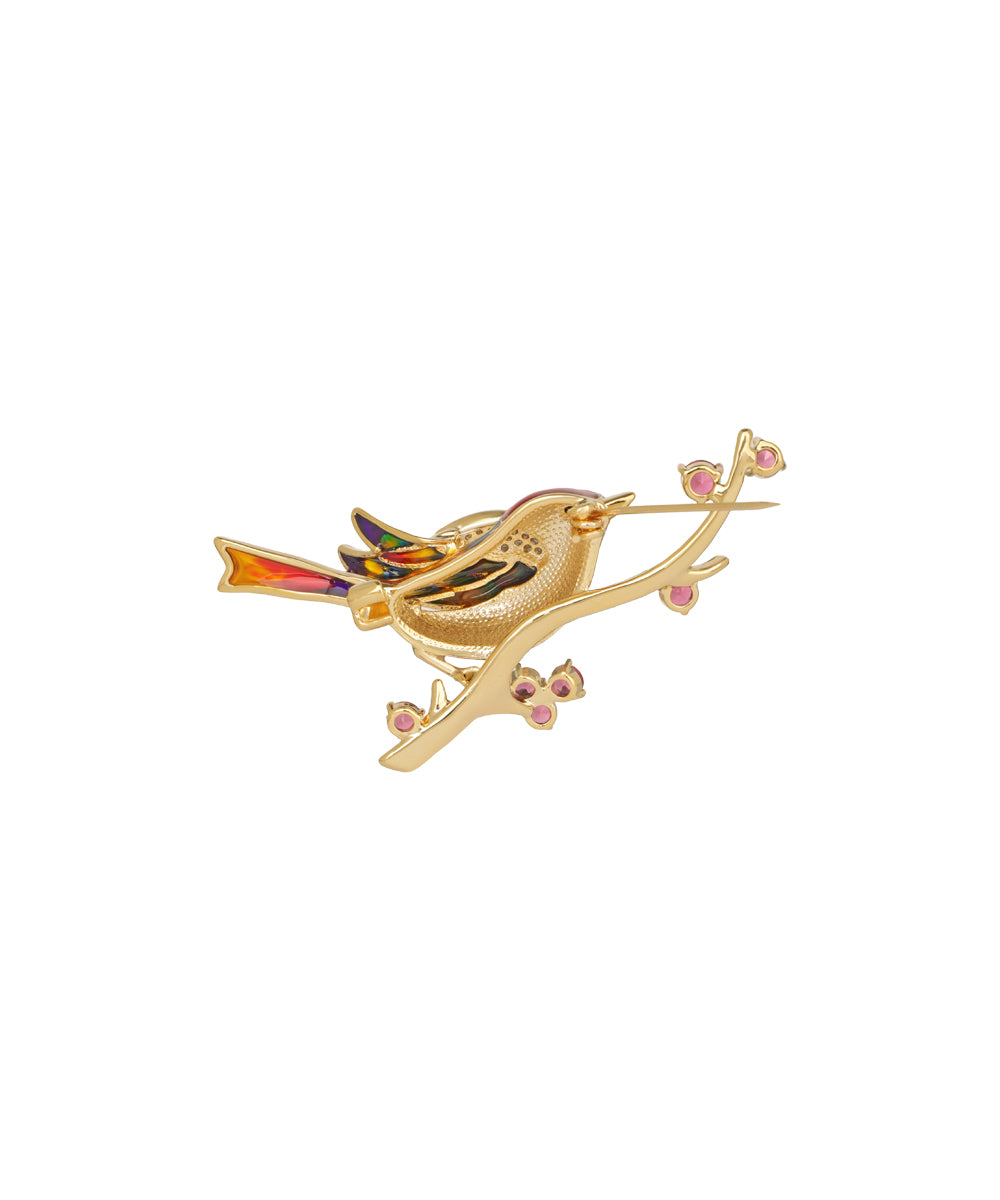 Bird on Branch Brooch | Stylika