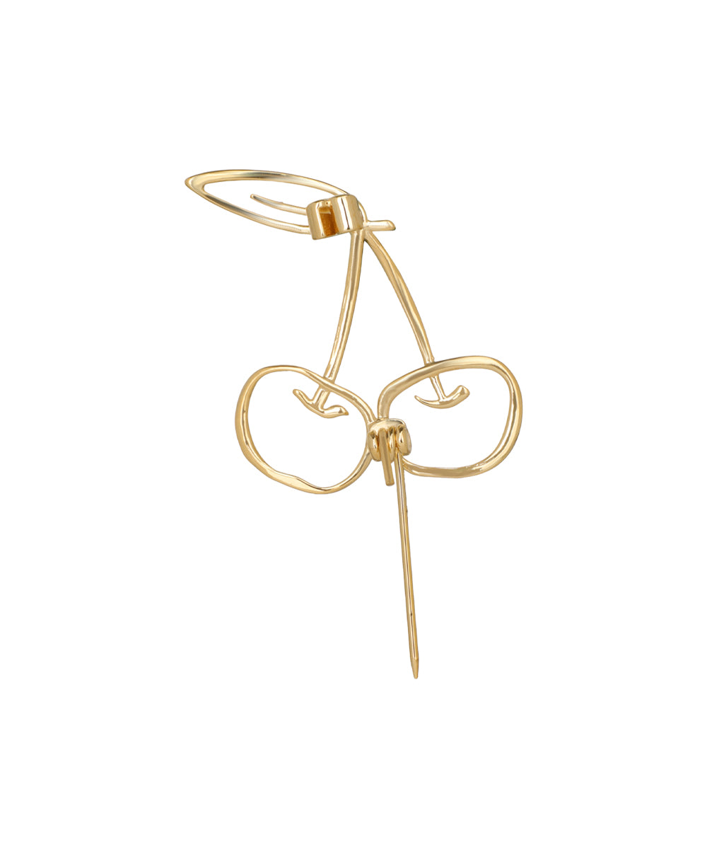 Cherry Minimalist Brooch | Stylika