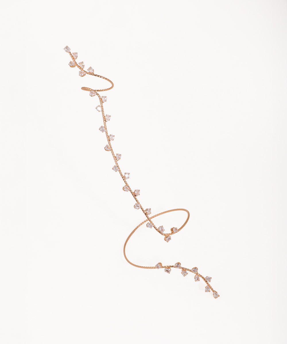 Distinctive Sparkling Vine Wrap Hand Cuffs | Stylika