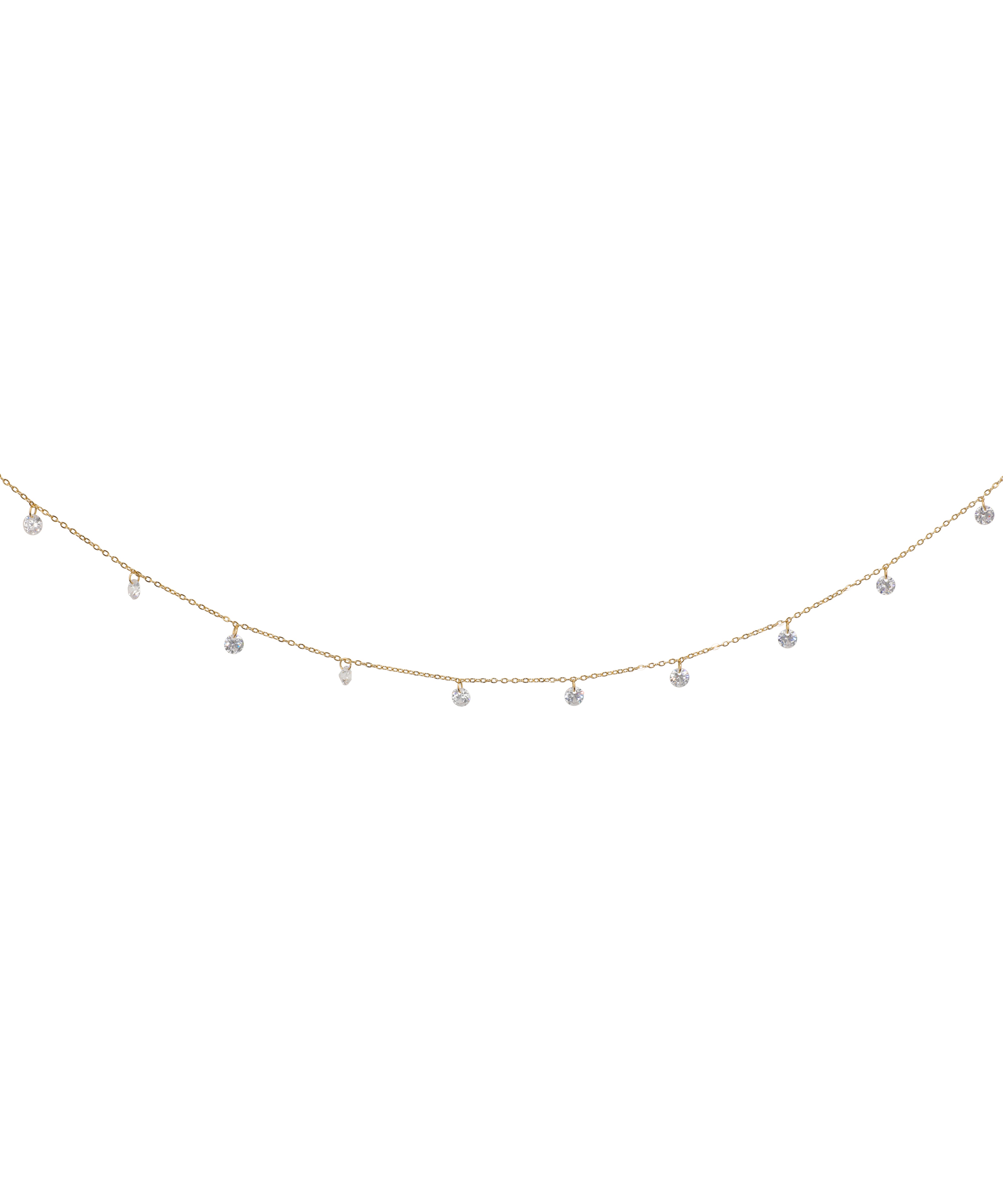 Delicate Stone Dangle Waist Chain | Stylika
