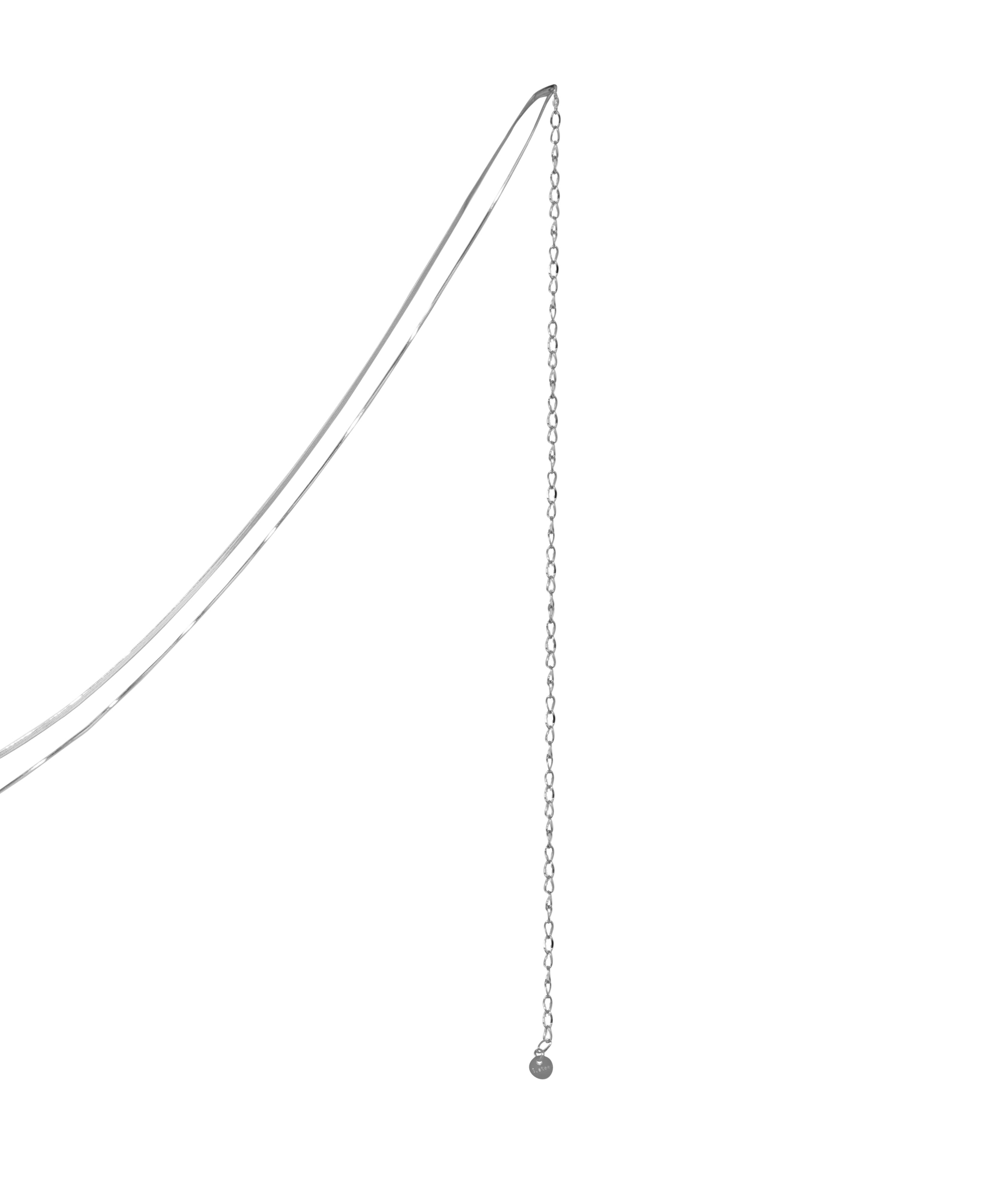 Minimalist Layered Waist Chain with Single Stone Drop | Stylika