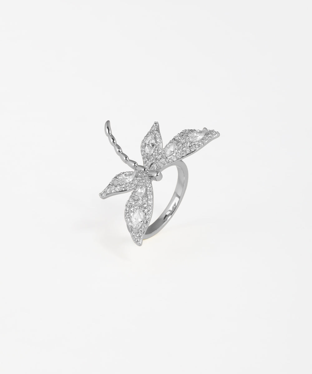 Wing Dragonfly Statement Ring | Stylika