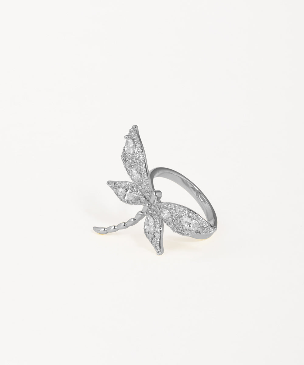 Wing Dragonfly Statement Ring | Stylika