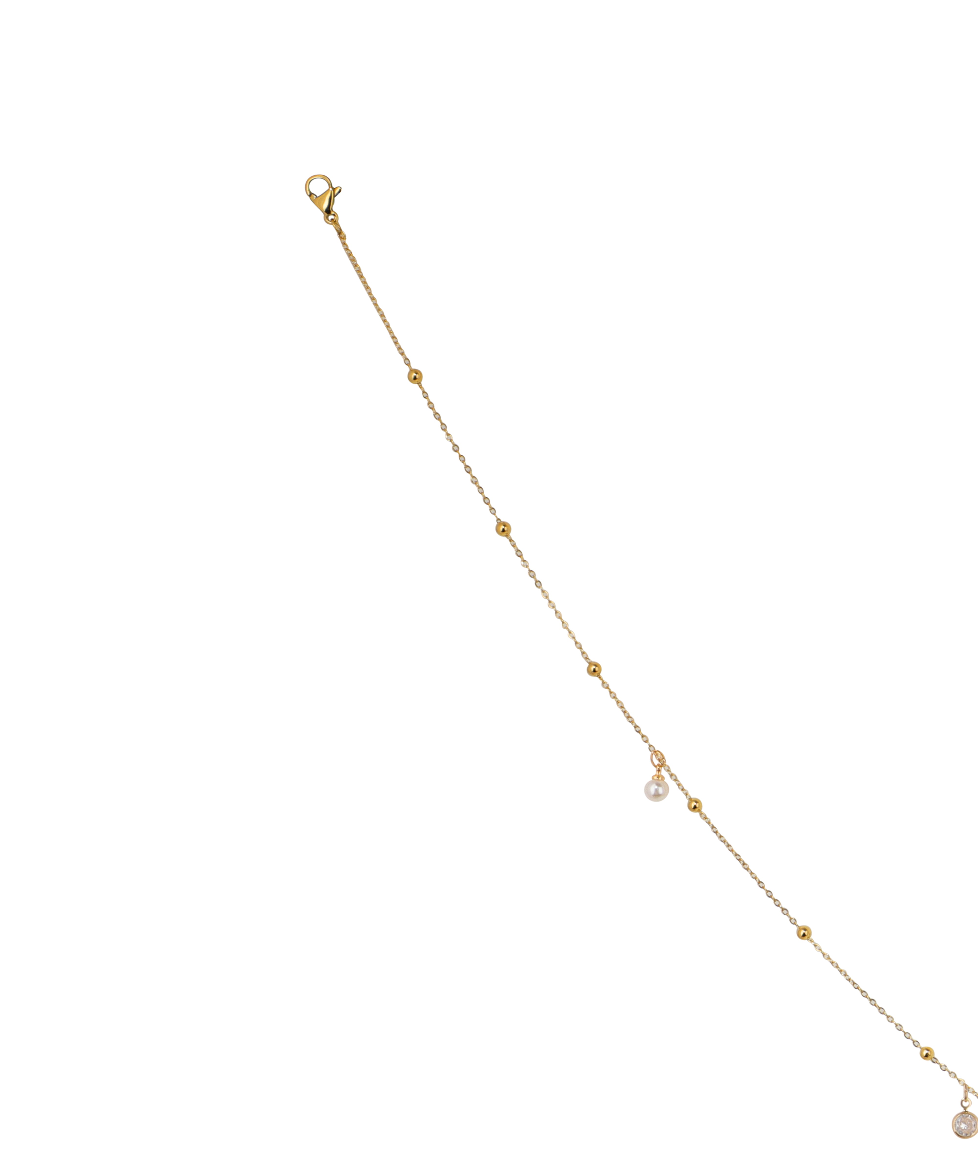 Elegant Beaded Dangle Sparkle Waist Chain | Stylika