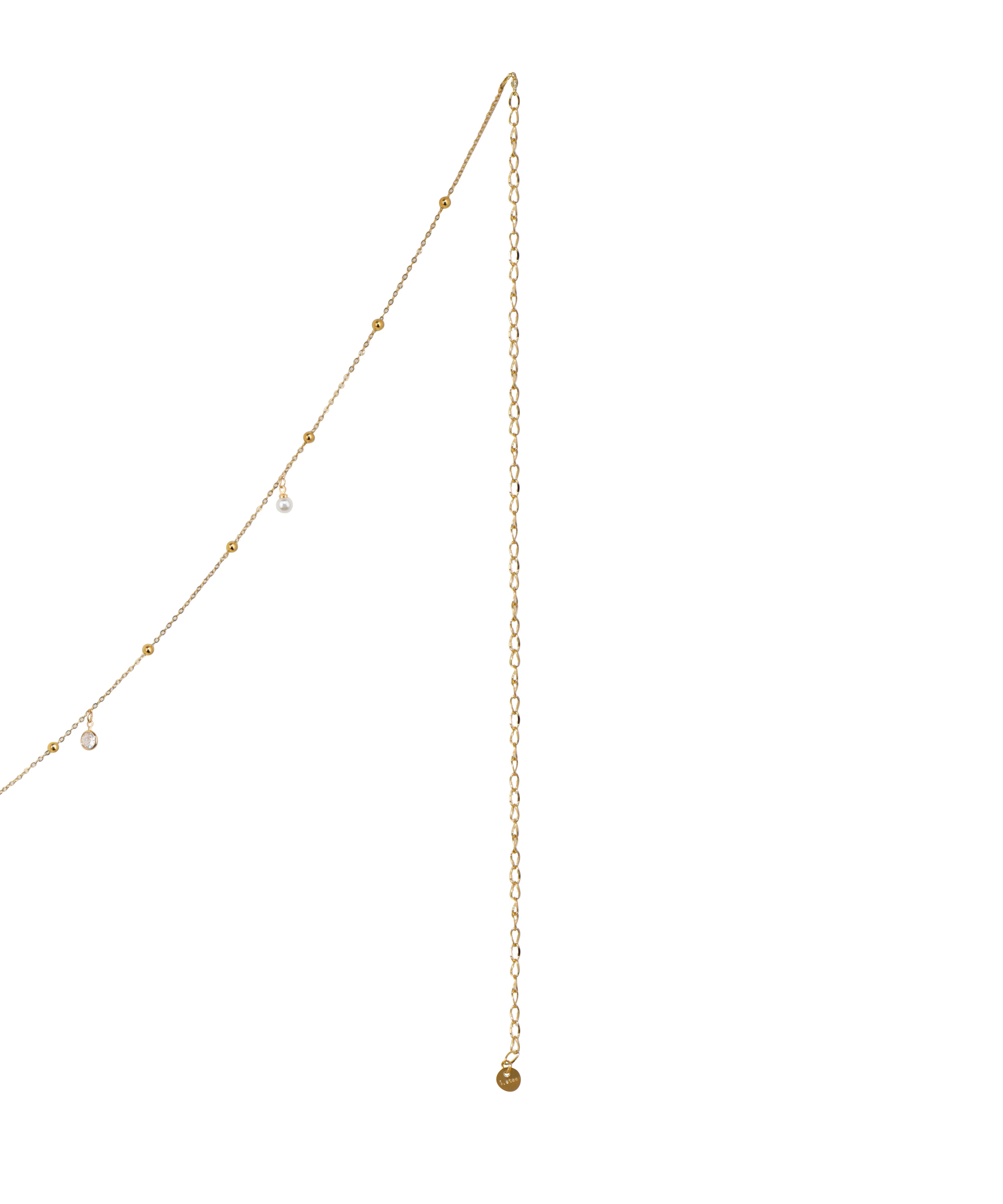 Elegant Beaded Dangle Sparkle Waist Chain | Stylika