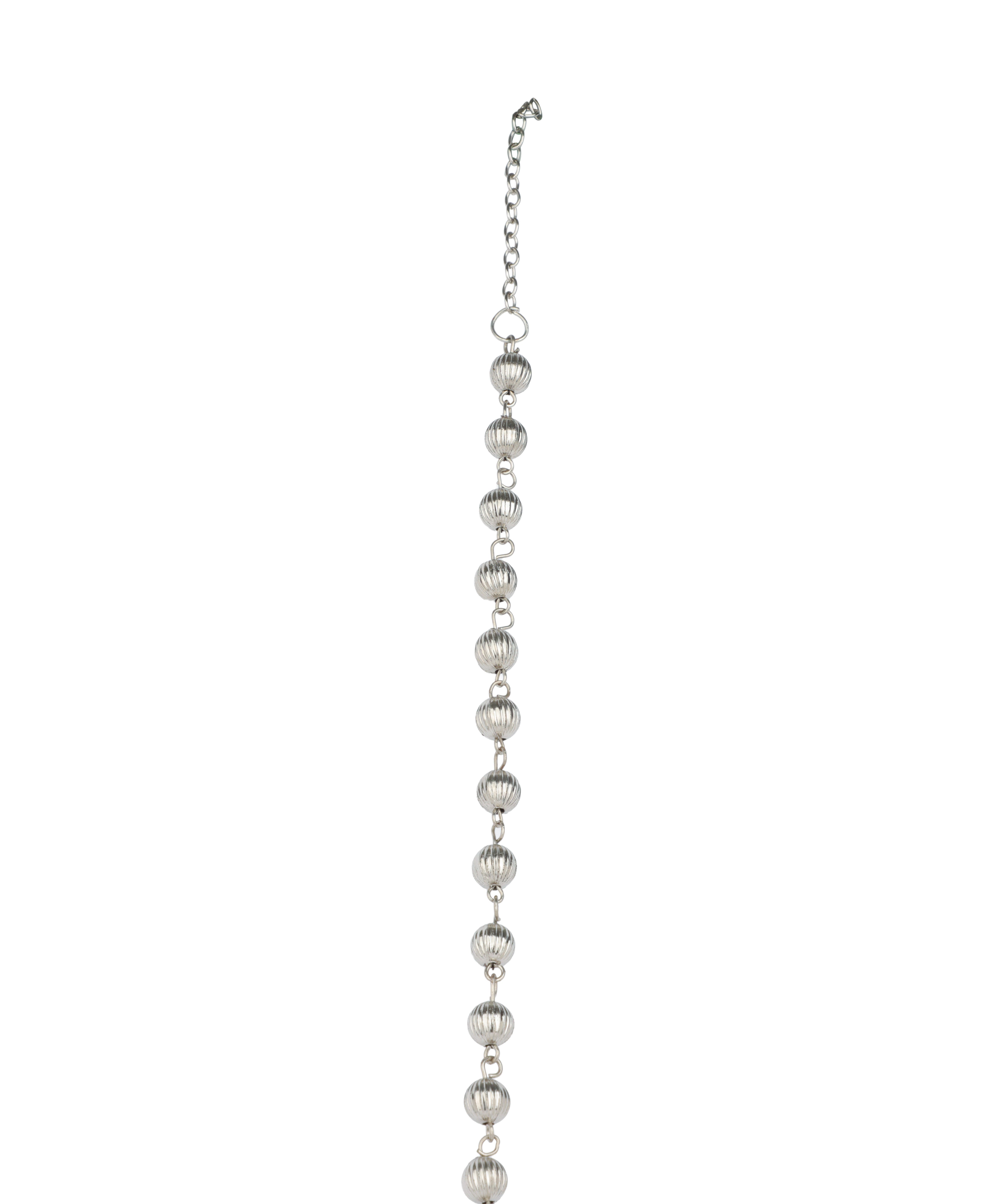 Floral Medallion Oxidised Pendant Necklace Set | Stylika