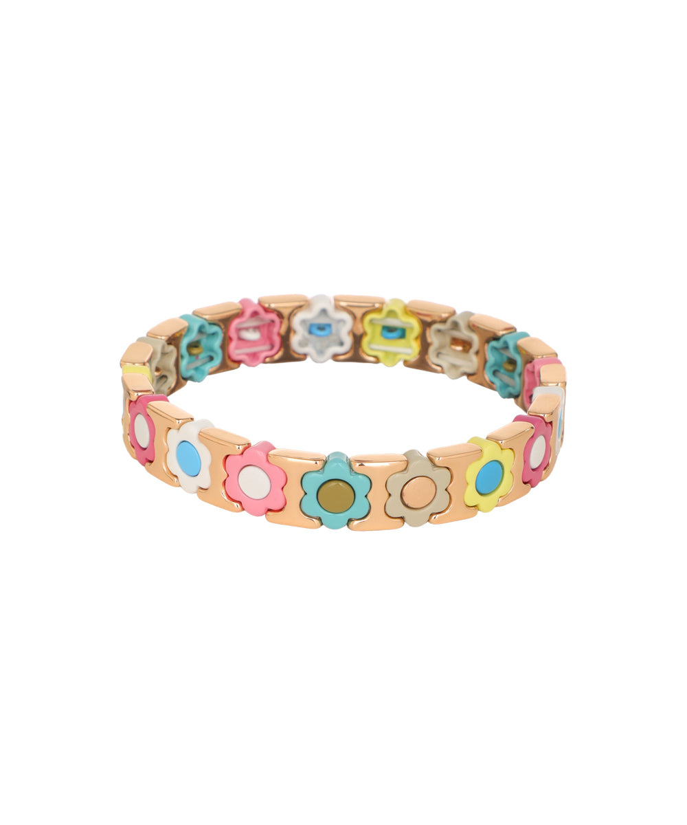Pressed Petals in Blocks: Riverside Bloom Bracelet | Stylika