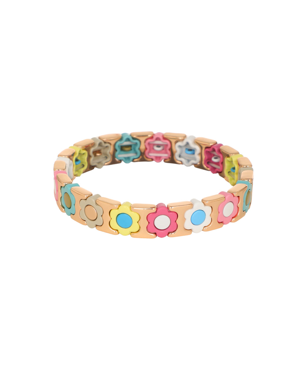 Pressed Petals in Blocks: Riverside Bloom Bracelet | Stylika