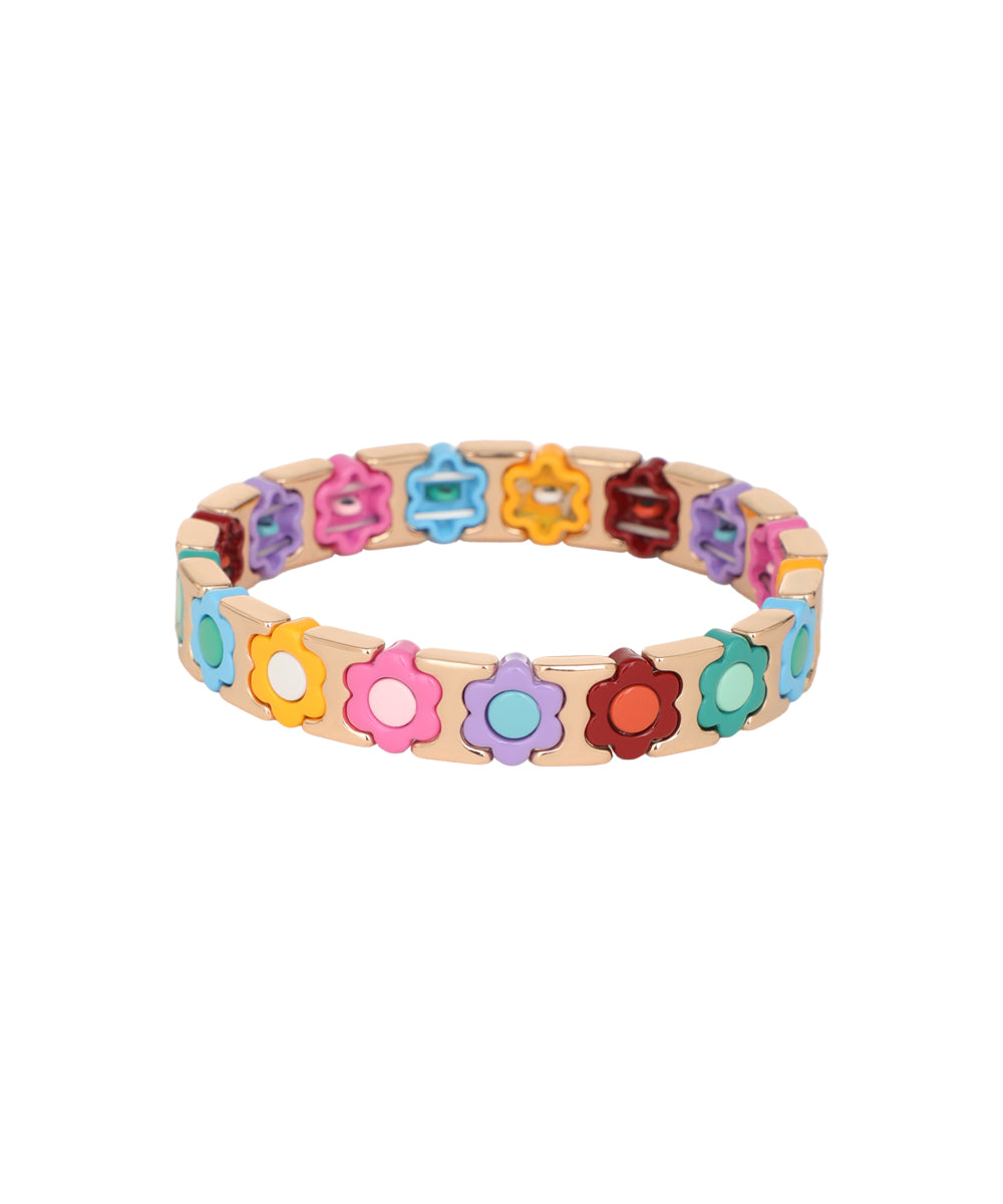 Pressed Petals In Block: Confetti Garden Bracelet | Stylika