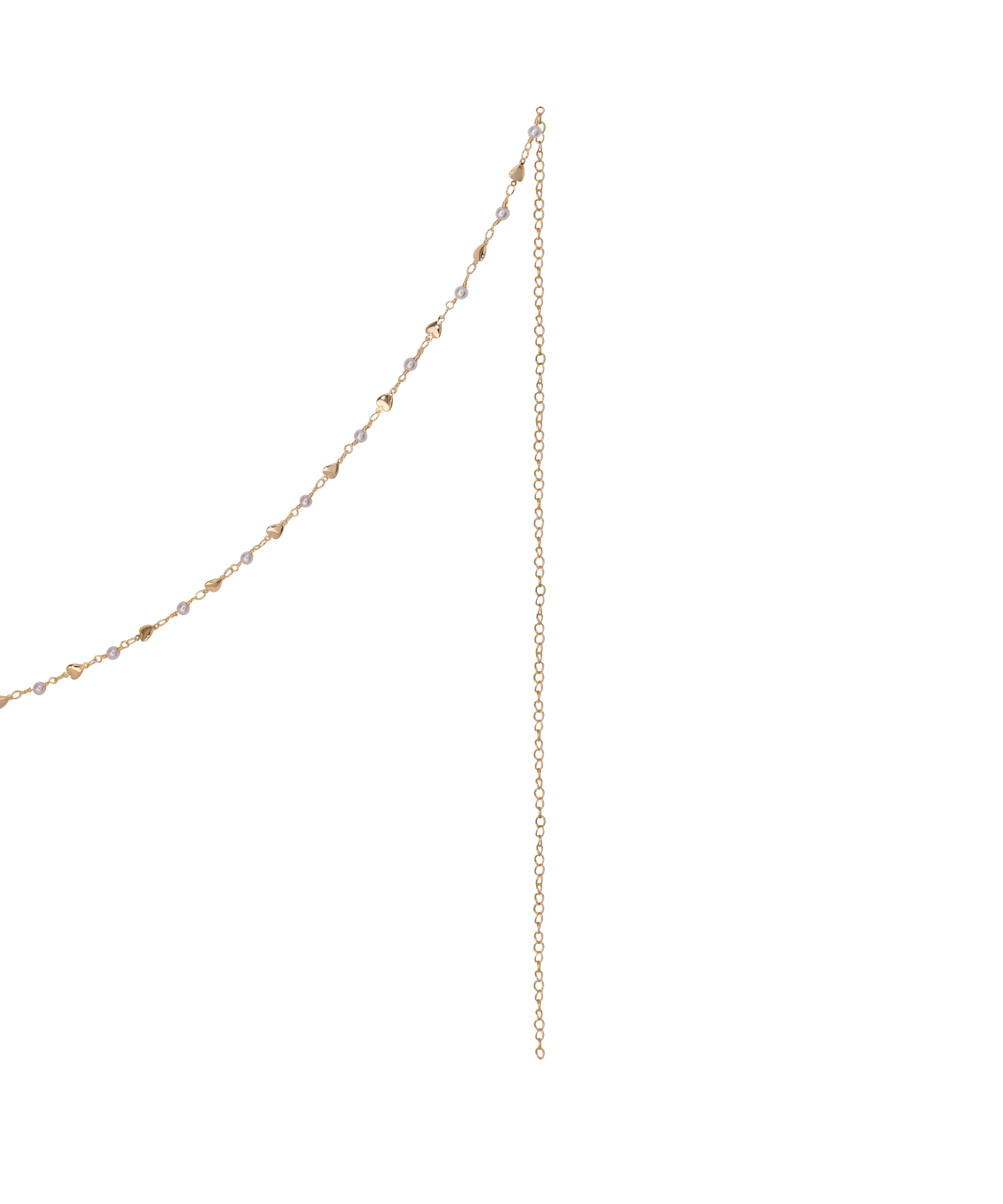 Graceful Fine Chain Waist Chain with Mixed Beads | Stylika