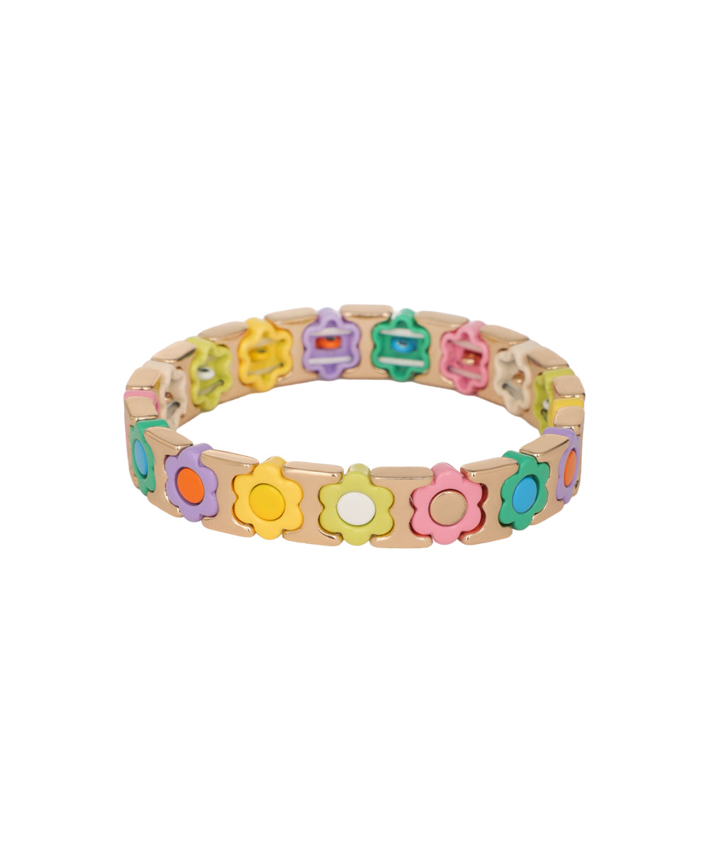 Pressed Petals In Block: Rainy Day CafΓ© Bracelet | Stylika
