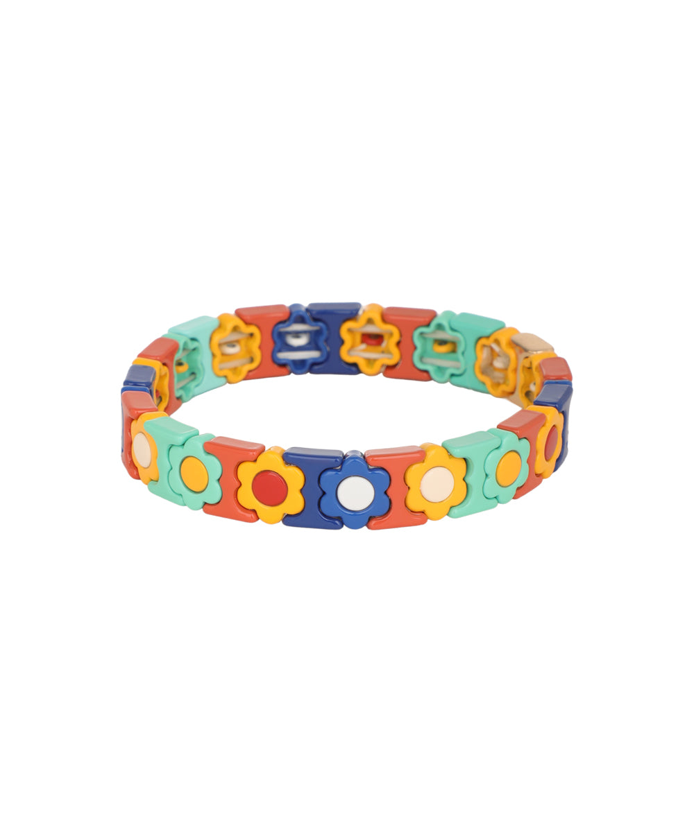 Pressed Petals In Block: Boardwalk Carnival Bracelet | Stylika