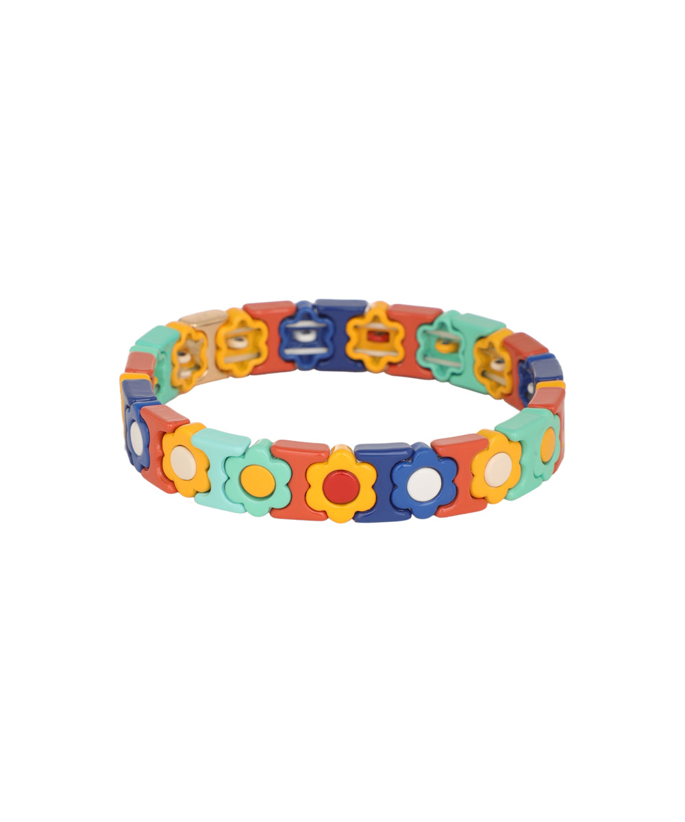 Pressed Petals In Block: Boardwalk Carnival Bracelet | Stylika
