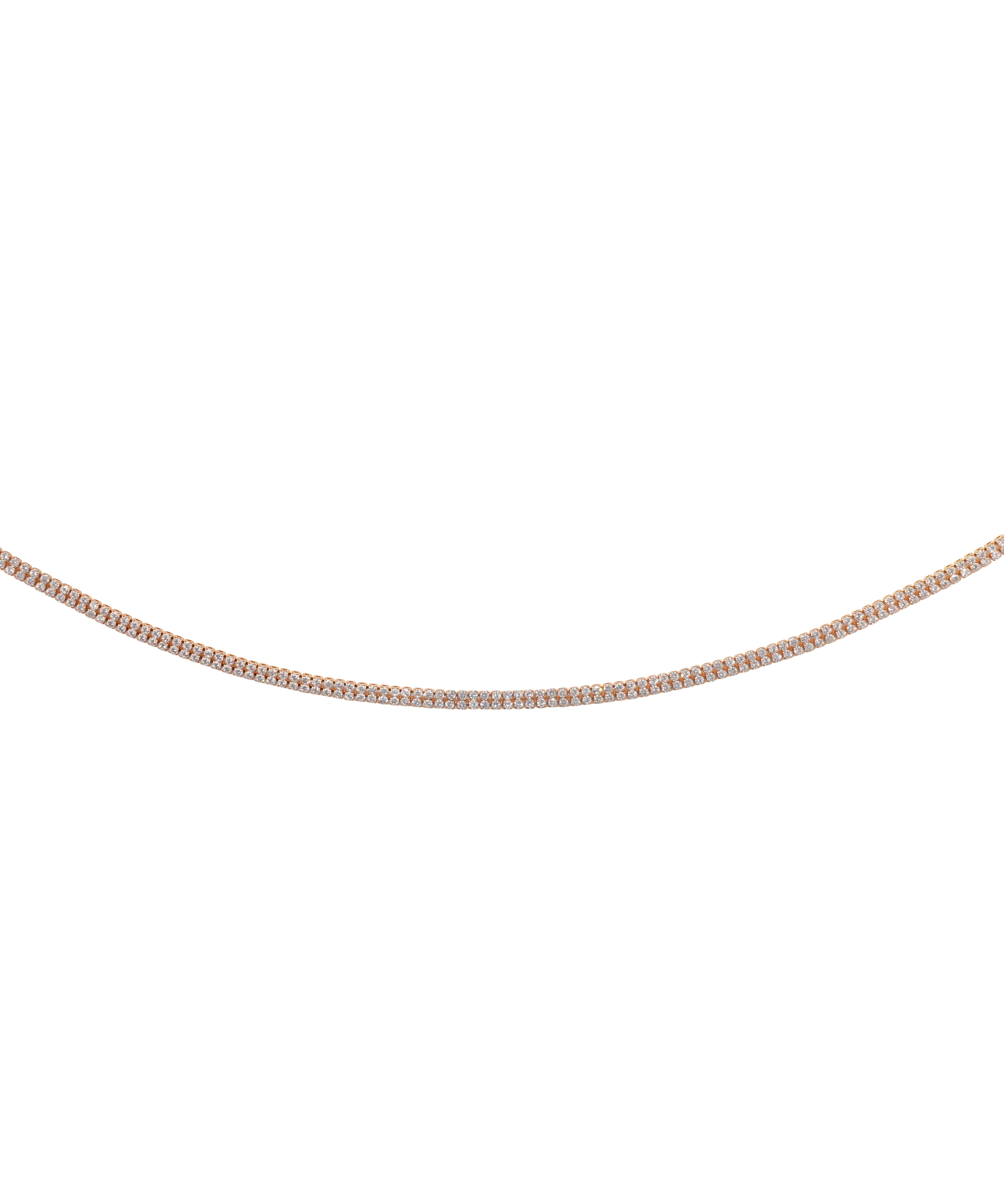 Effortless Minimalist Continuous Sparkle Slim Waist Chain | Stylika