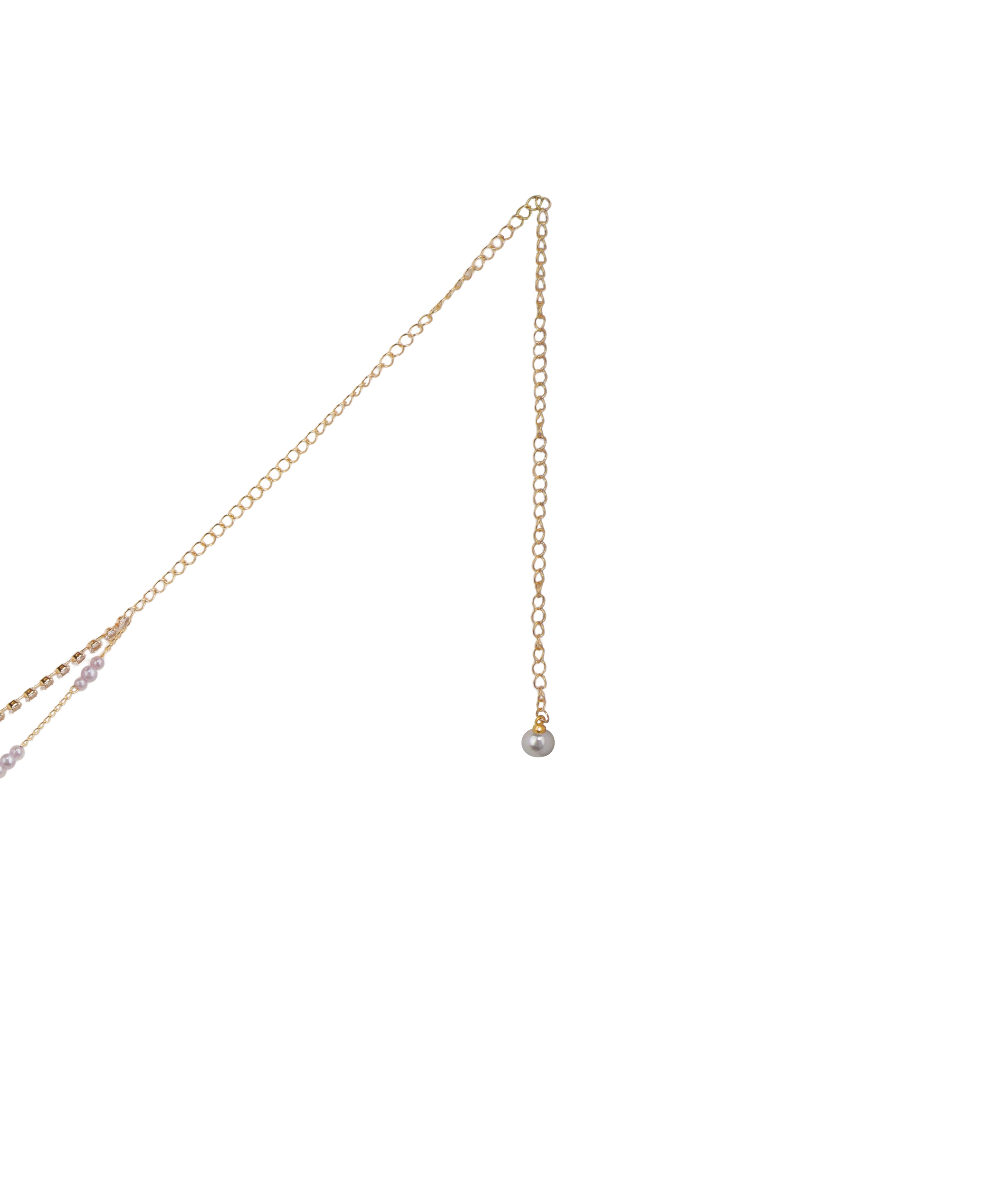 Sparkle Accent Double Layered Waist Chain | Stylika