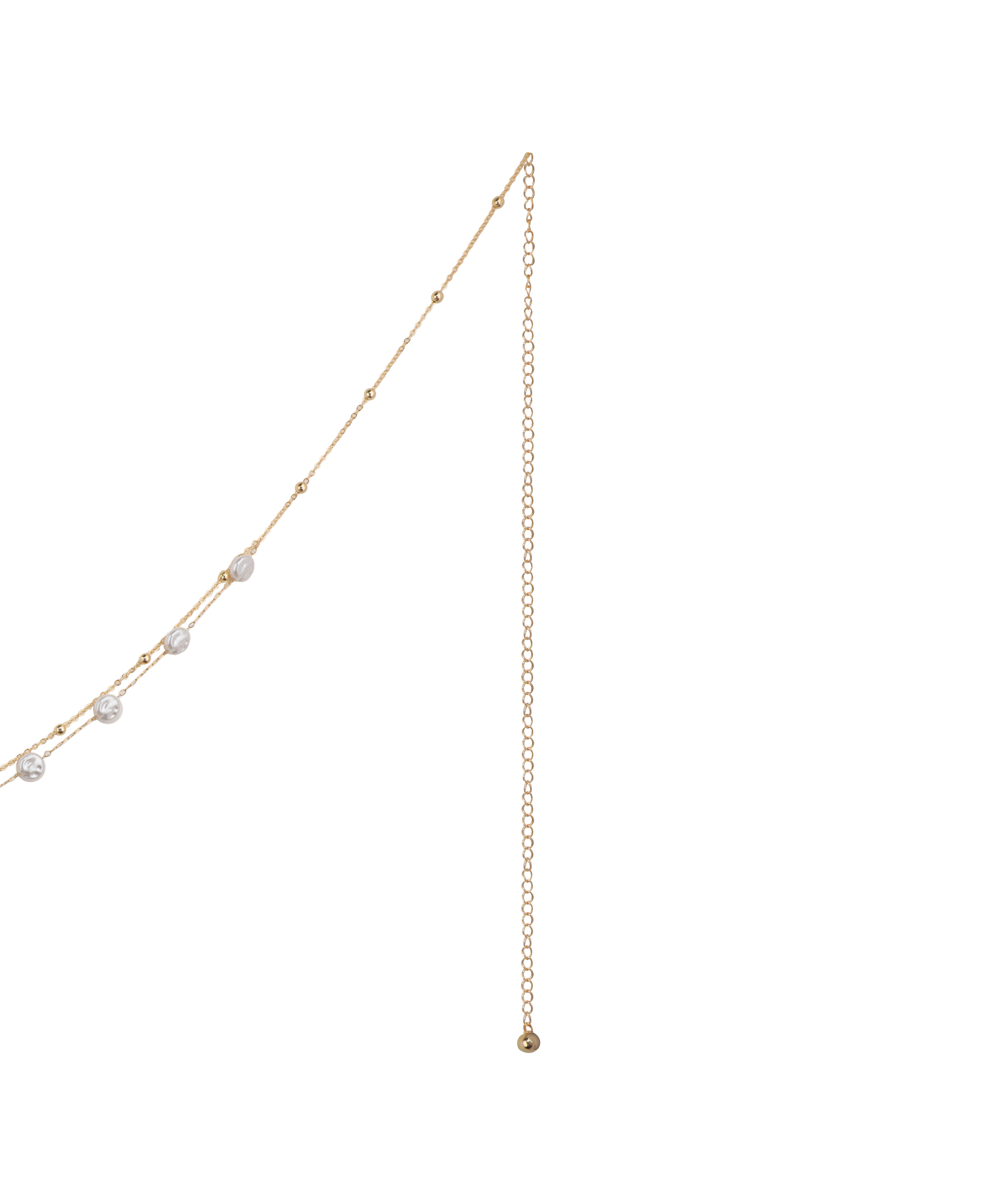Double Layer Dainty Stone Waist Chain | Stylika