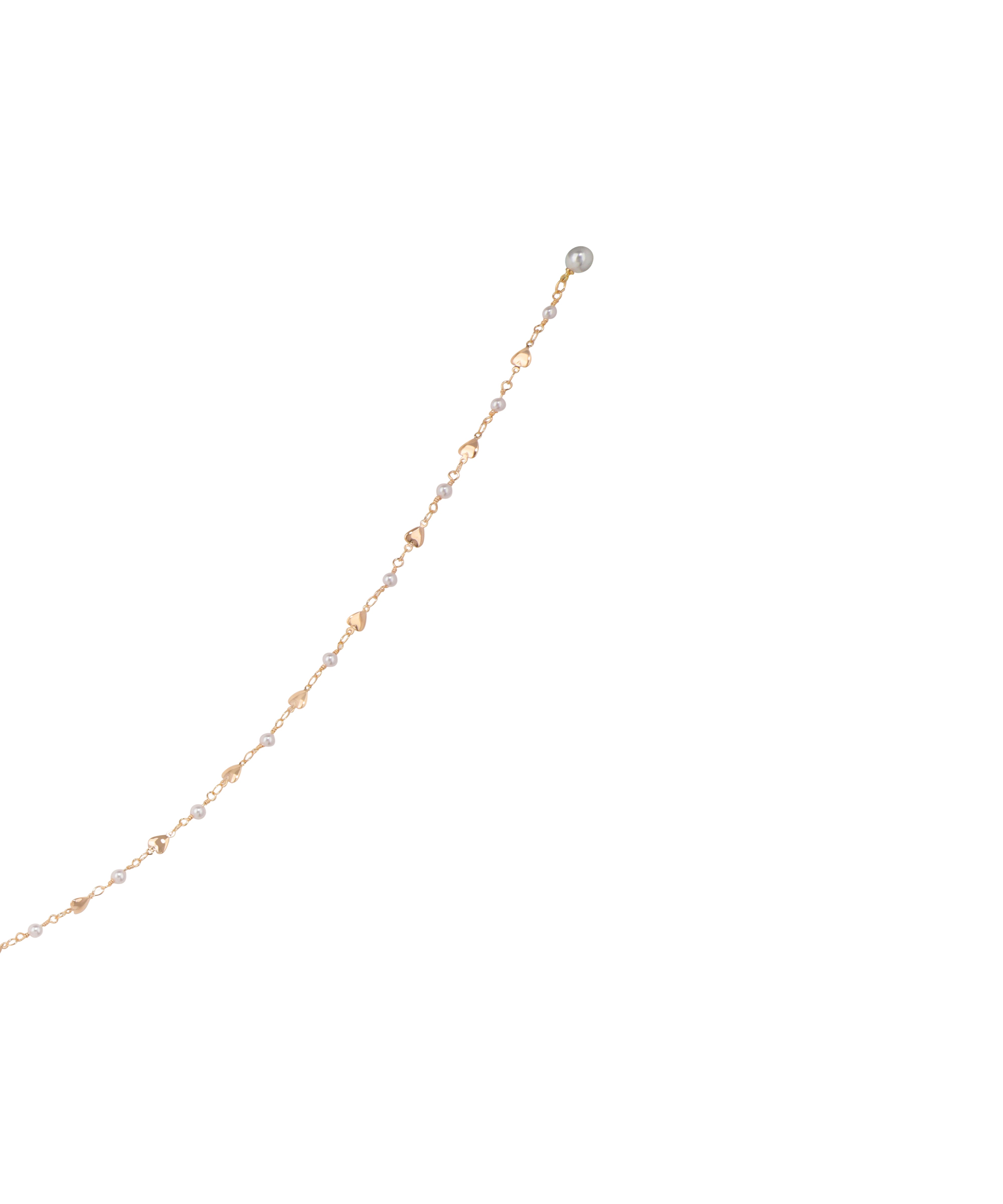 Delicate Beaded Waist Chain with Charm Drop | Stylika