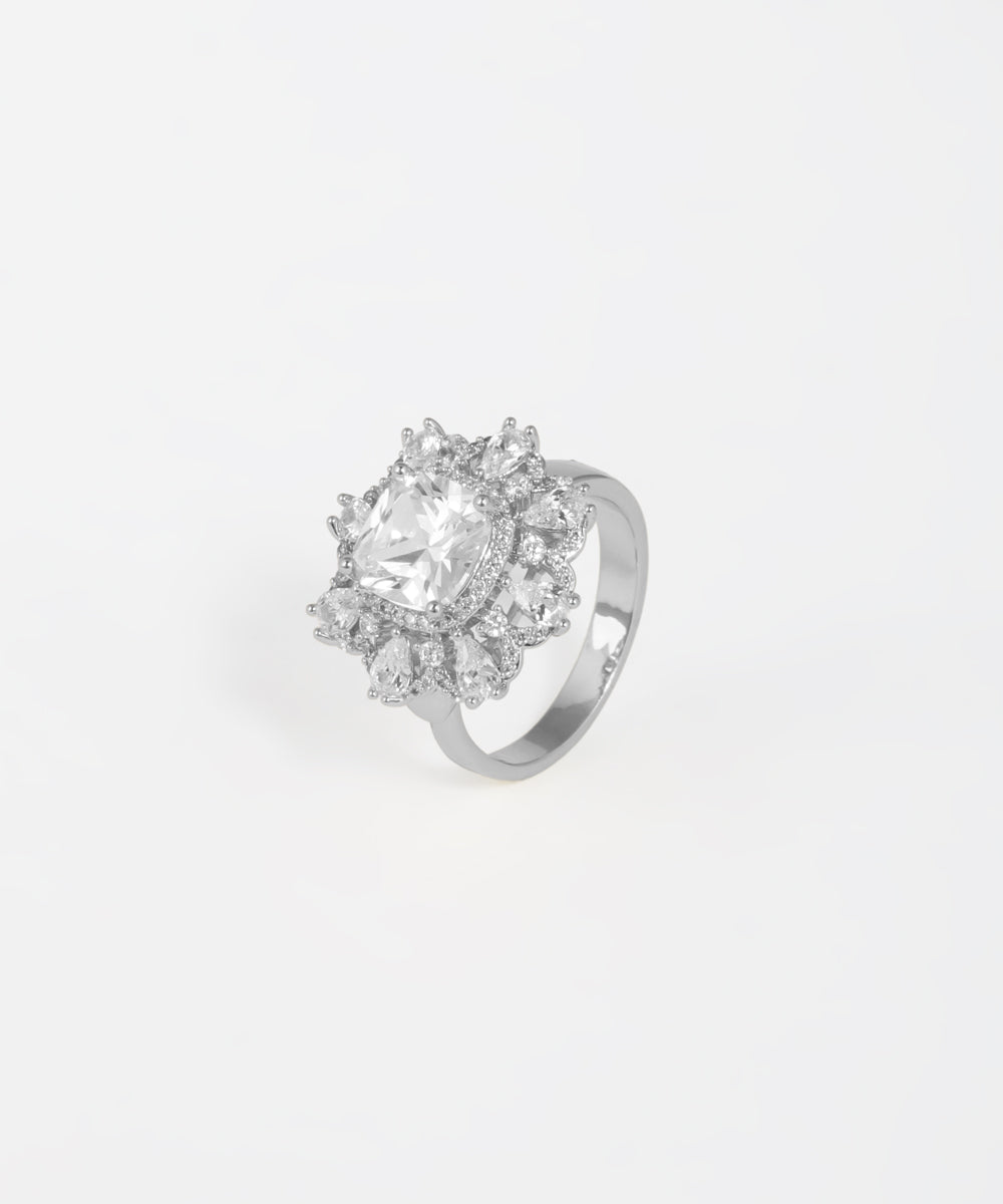 Cushion Cut Halo Ring | Stylika