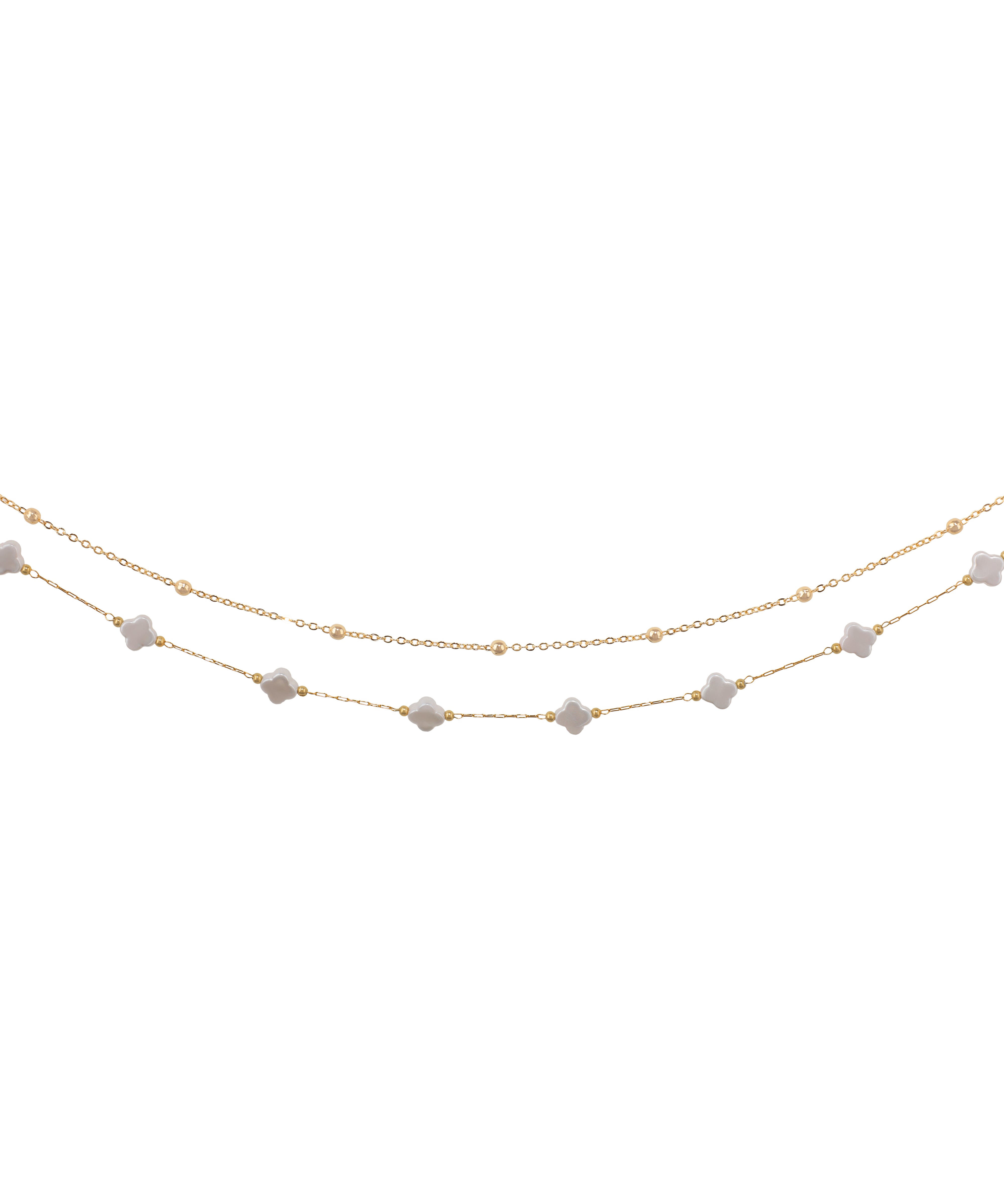 Delicate Dual Chain Geometric Accent Waist Chain | Stylika