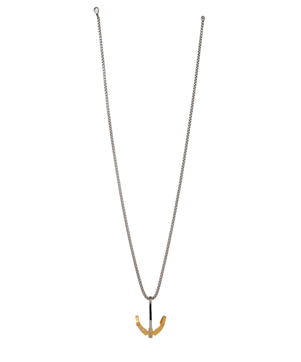 Split Anchor Pendant Necklace | Stylika