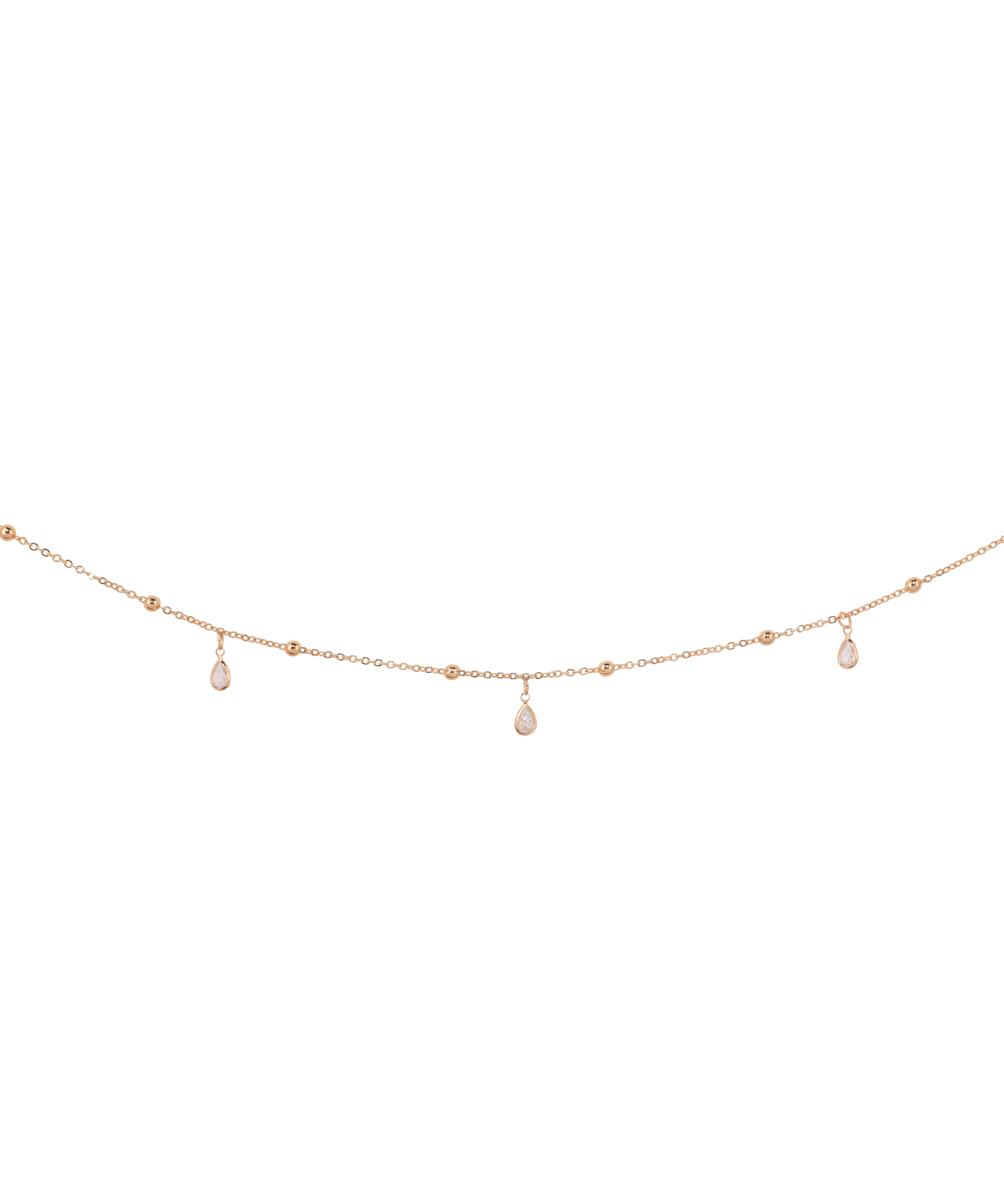 Delicate Teardrop Dangle Waist Chain | Stylika