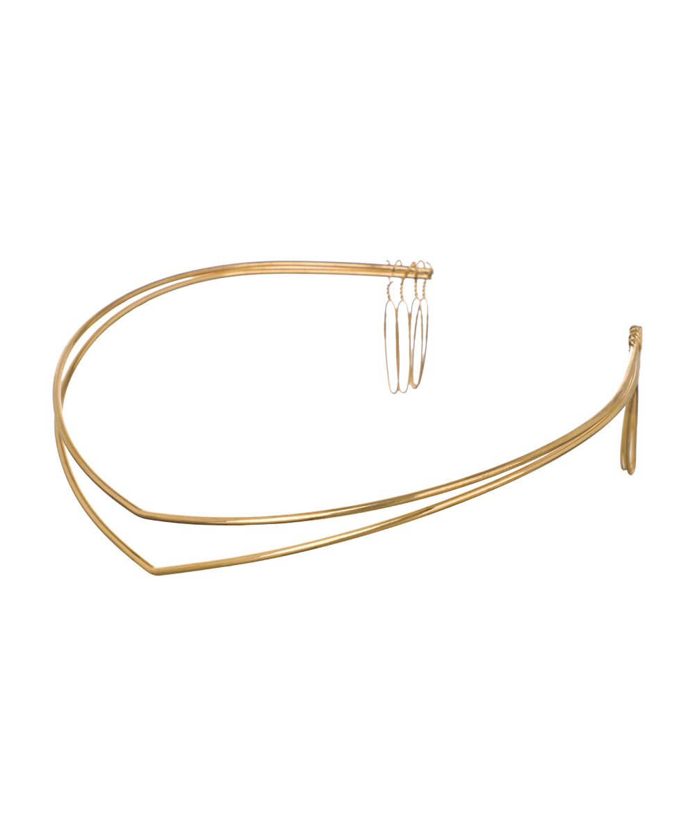 Minimal Double Wire Hair Tiara | Stylika