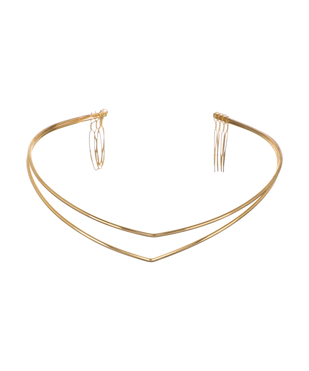 Minimal Double Wire Hair Tiara | Stylika