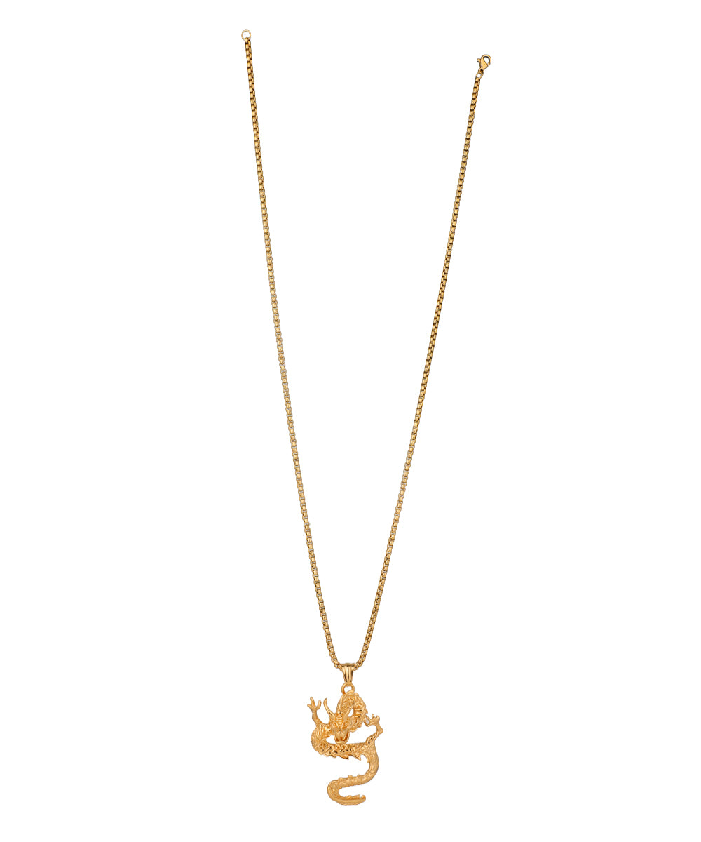 Dragon Crest Pendant Necklace | Stylika