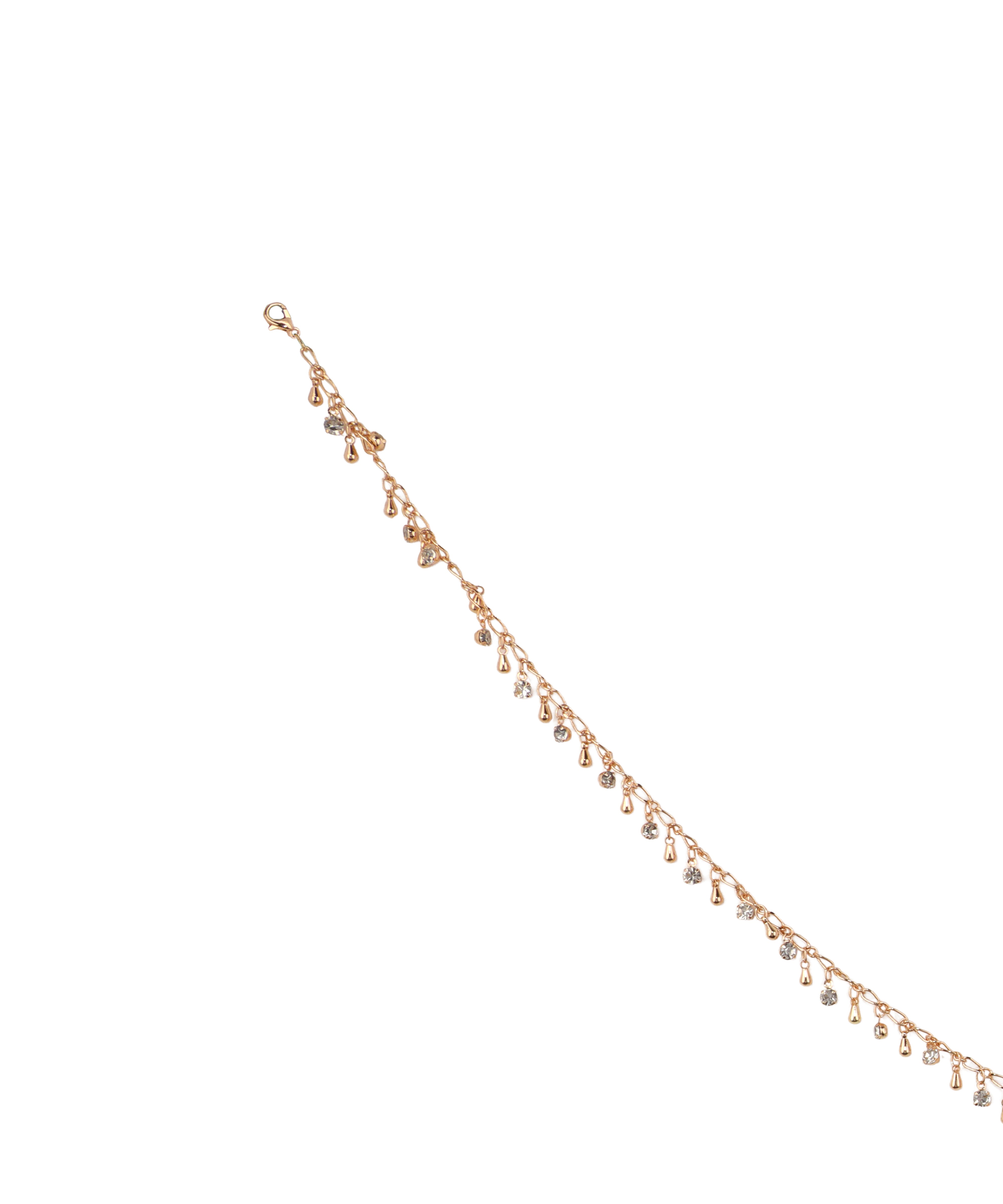Delicate Shimmer Detail Adjustable Waist Chain | Stylika