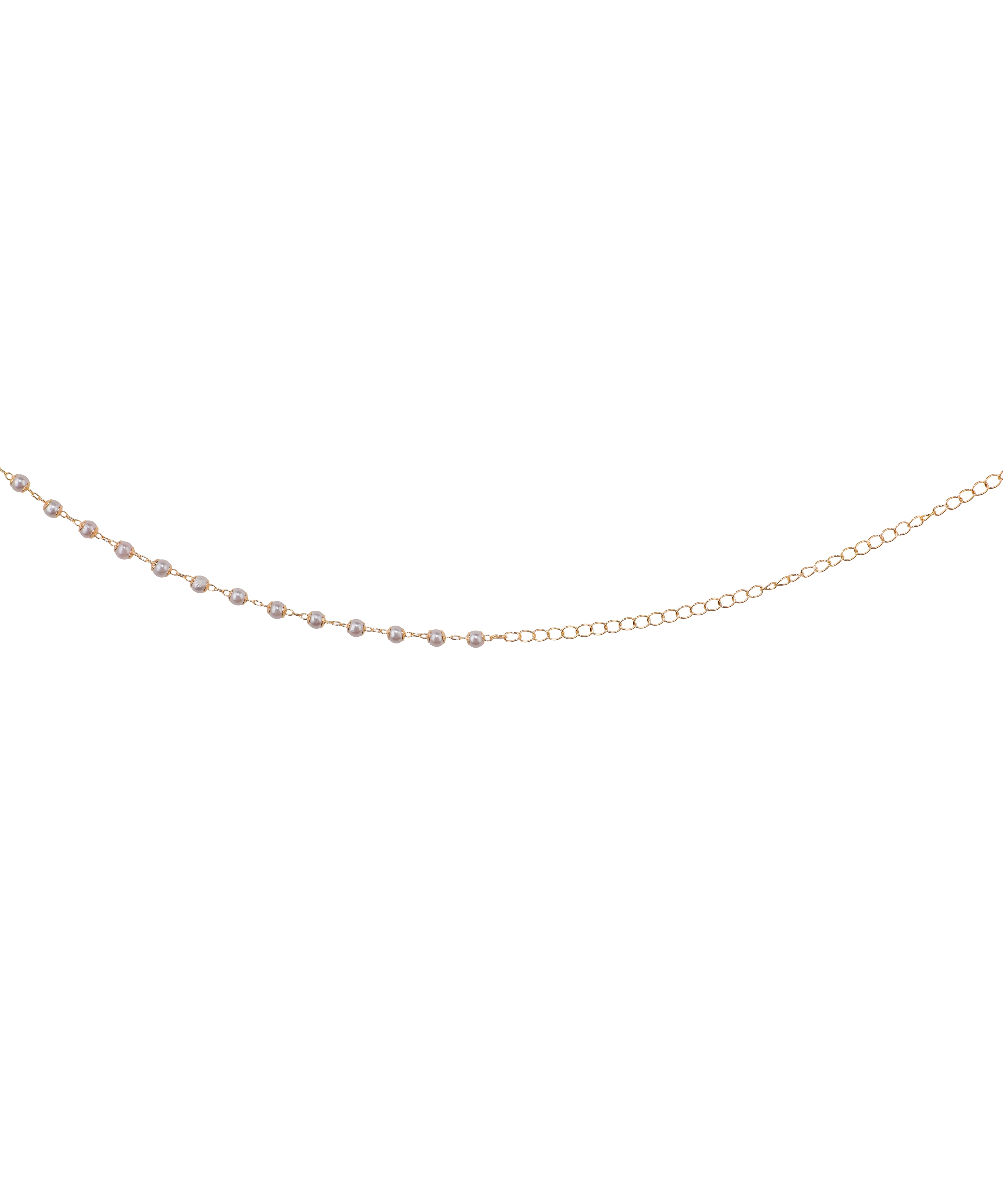 Delicate Chain Waist Chain with Subtle Sparkle Detail | Stylika
