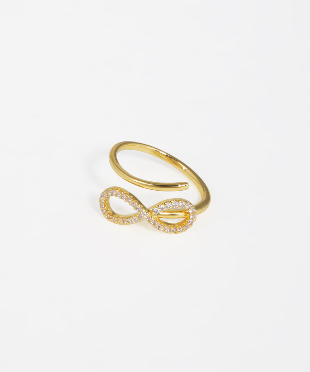 Infinity Motif Adjustable Ring | Stylika