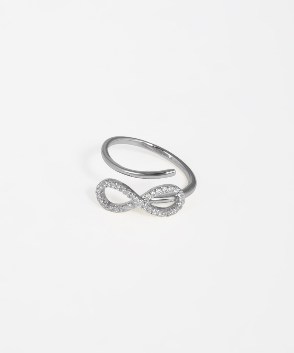 Infinity Motif Adjustable Ring | Stylika