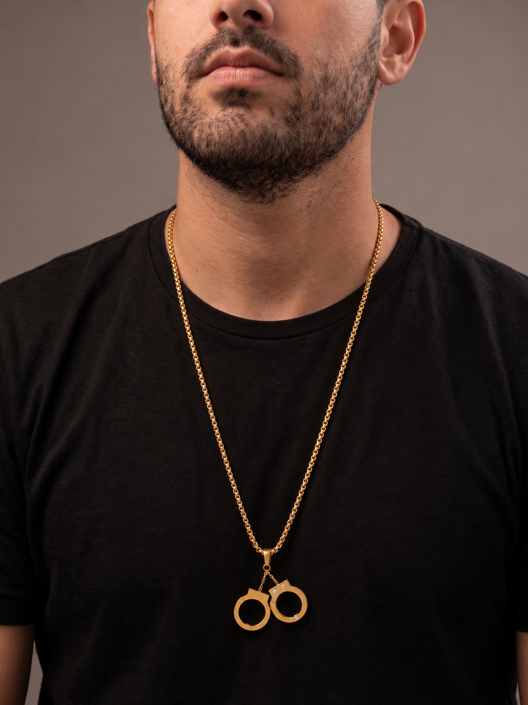 Handcuff Pendant Necklace | Stylika
