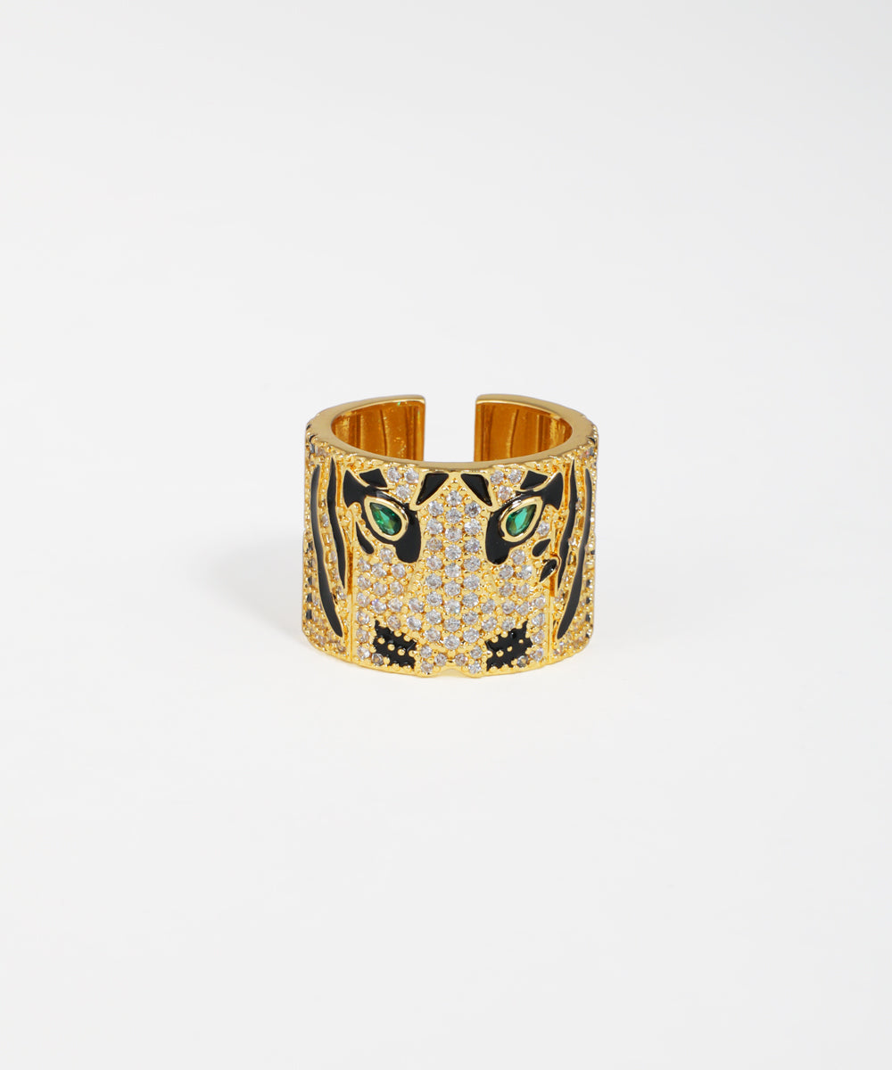 Tiger Statement Ring | Stylika