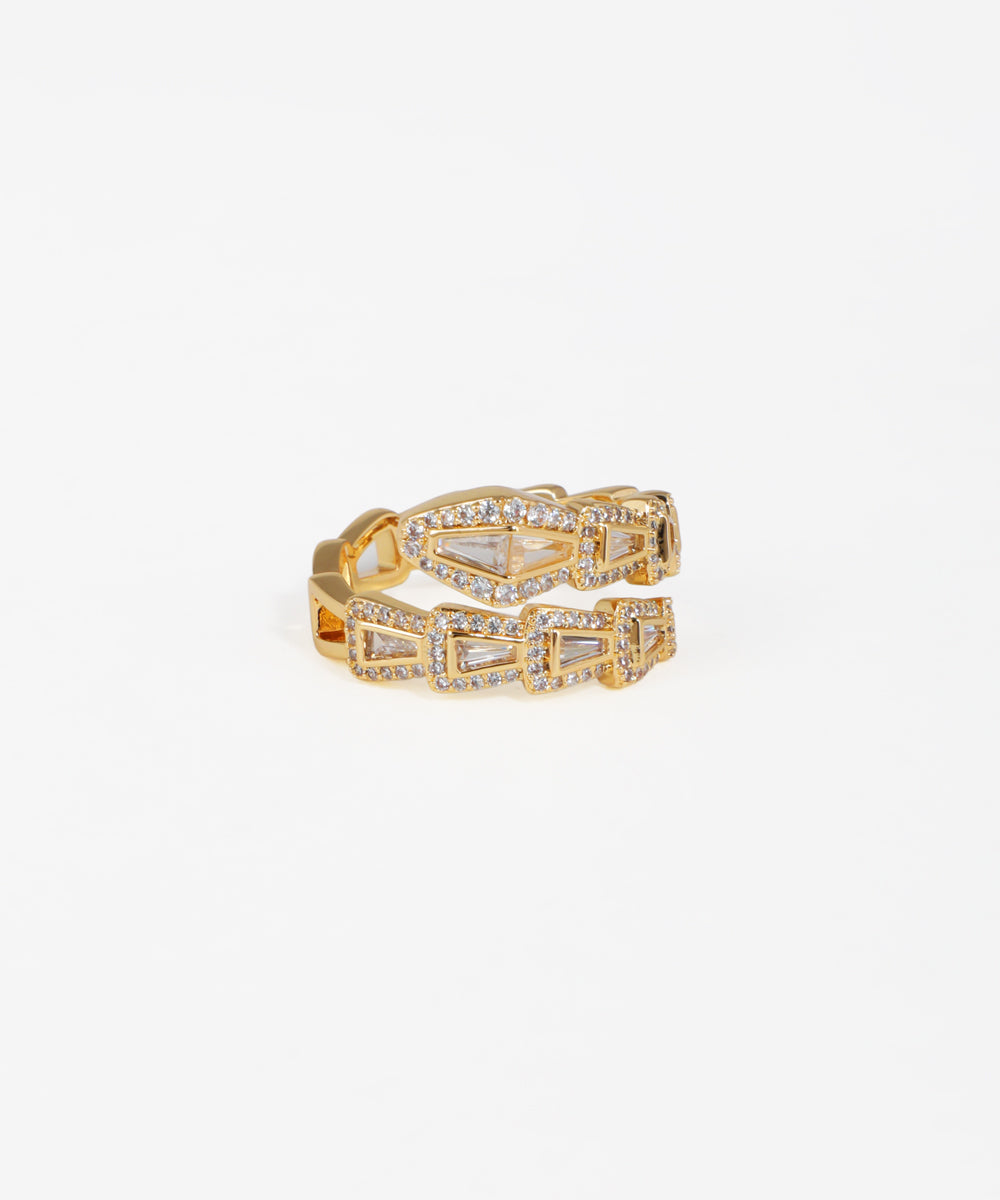 Snake Motif Wrap Around Ring | Stylika