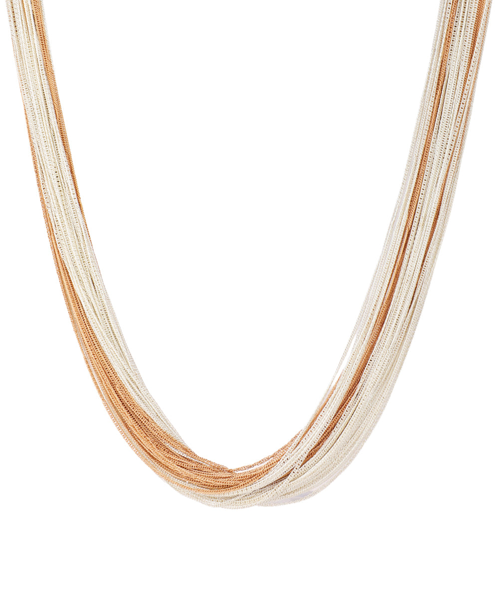 Multi-Strand Two-Tone Layered Chain | Stylika