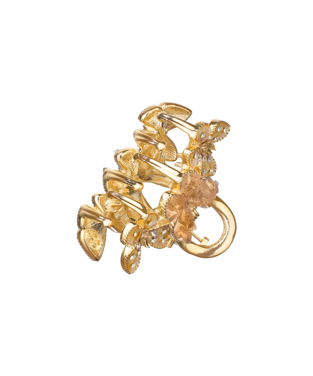 Ornate Butterfly Cluster Hair Claw Clip Accessory | Stylika