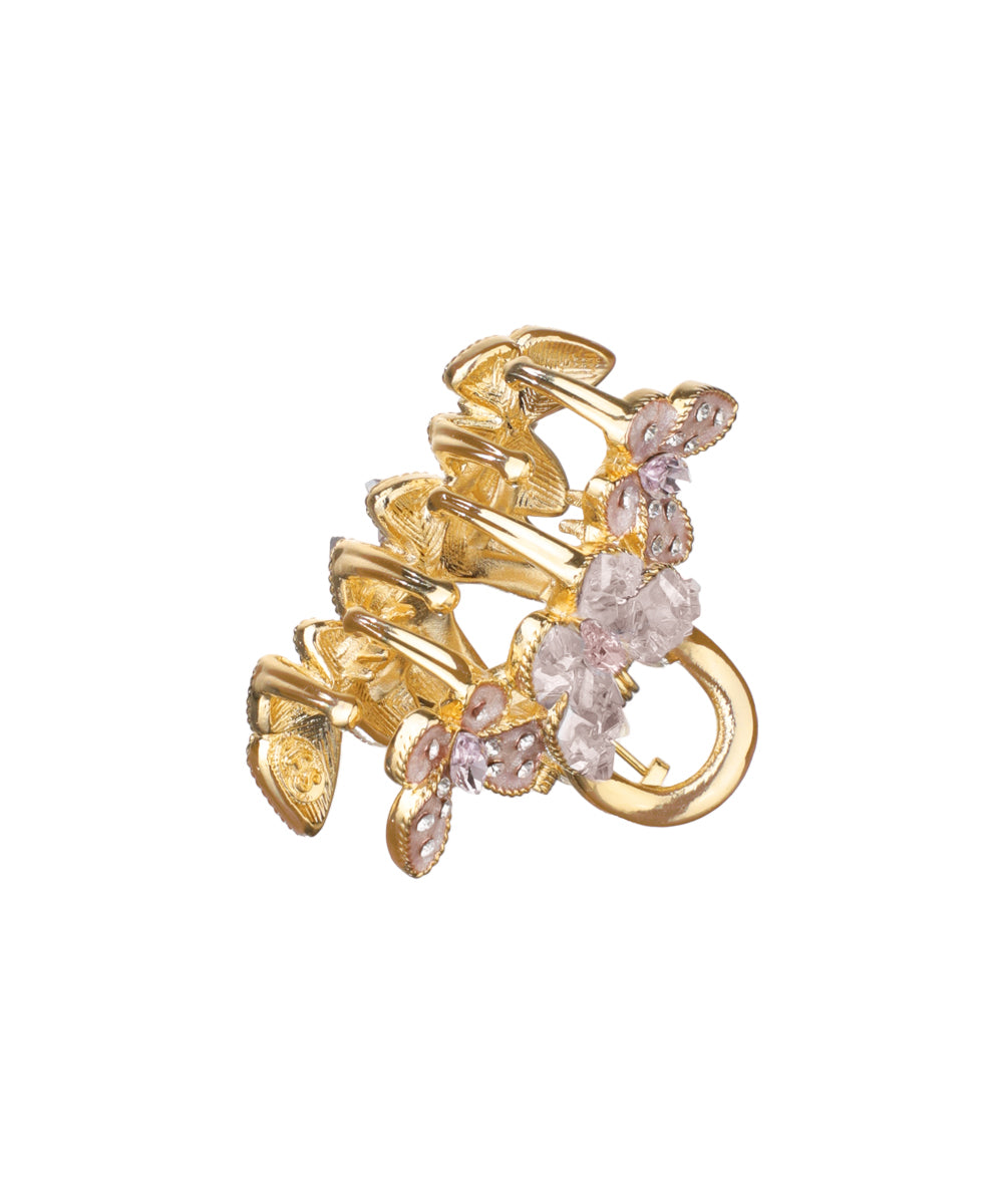 Ornate Butterfly Cluster Hair Claw Clip Accessory | Stylika