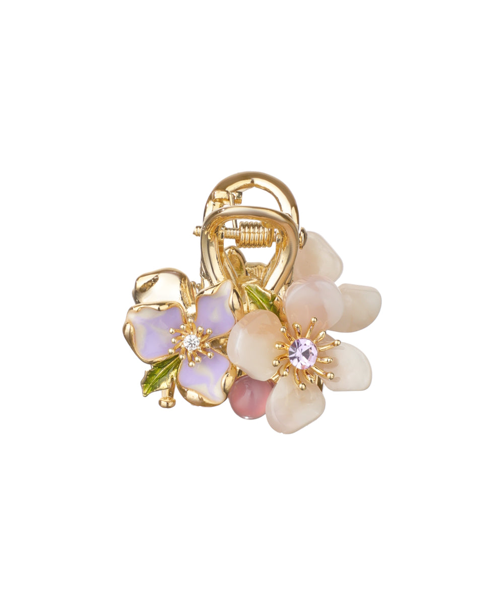 Garden-Inspired Floral Hair Claw Clip for Updos | Stylika
