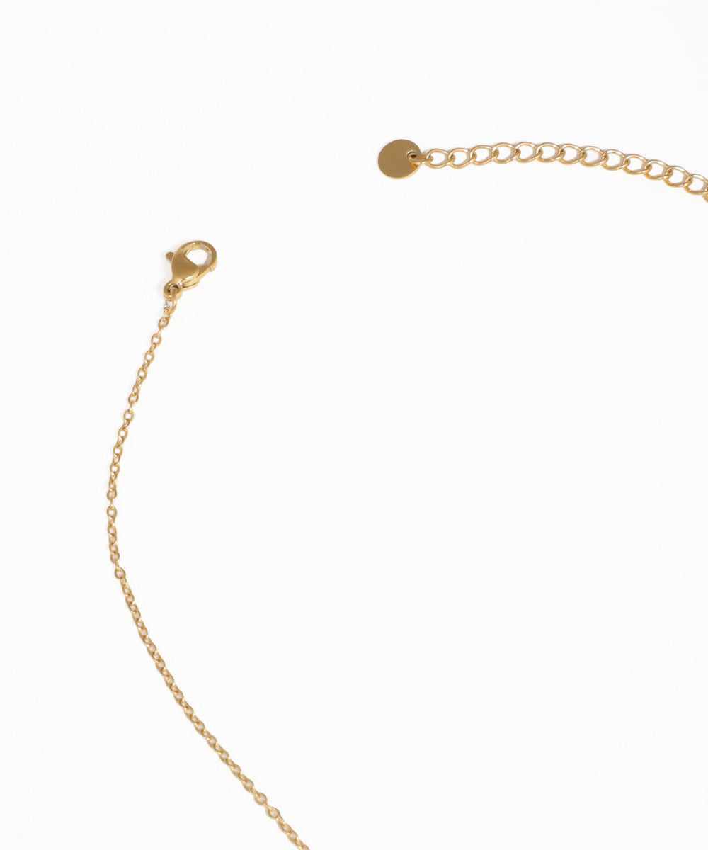 Gold turtle pendant necklace with minimalist everyday design