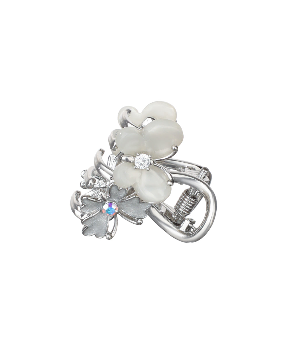 Floral Butterfly Mini Claw Clip | Stylika