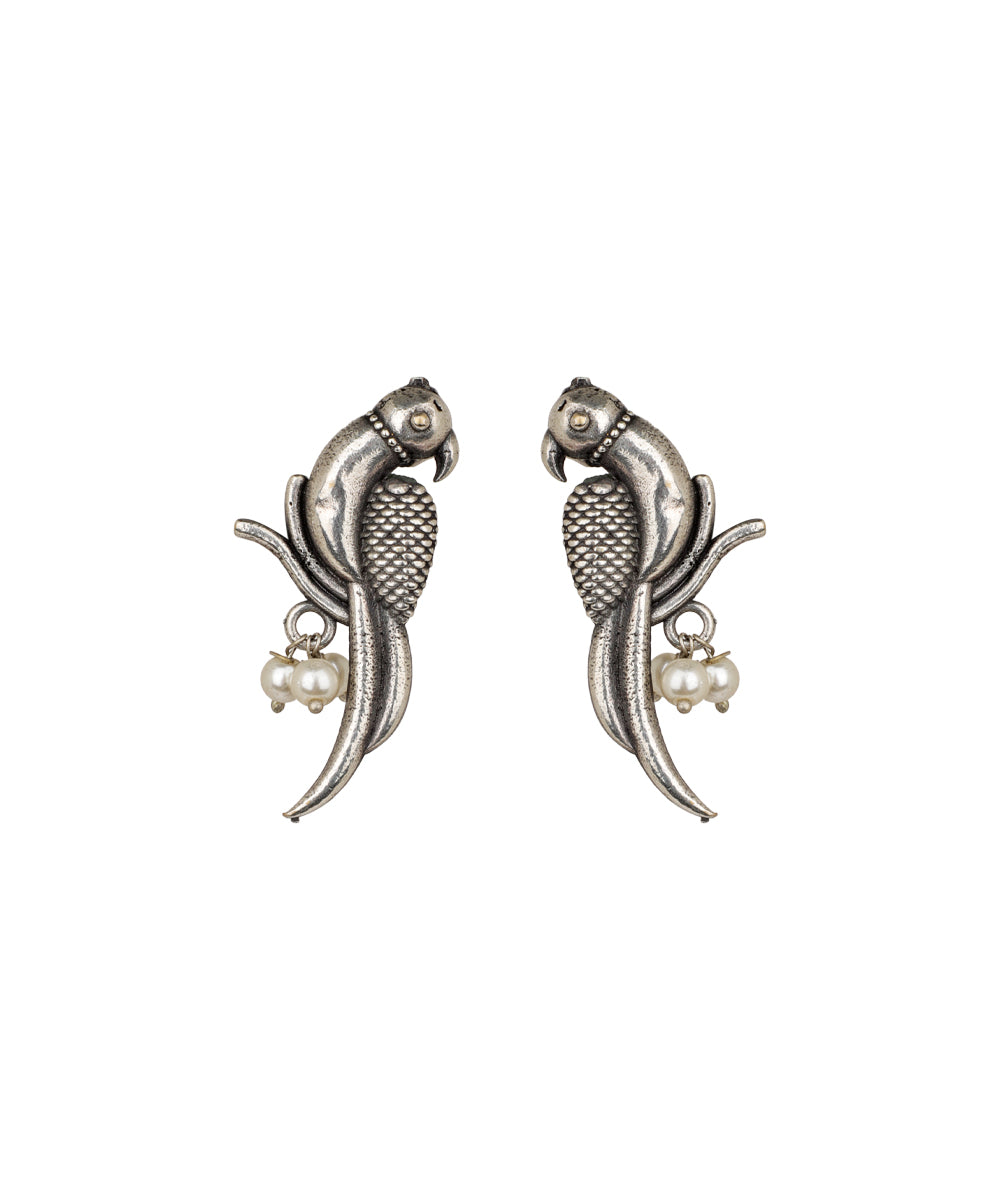 Parrot Motif Drop Earrings | Stylika