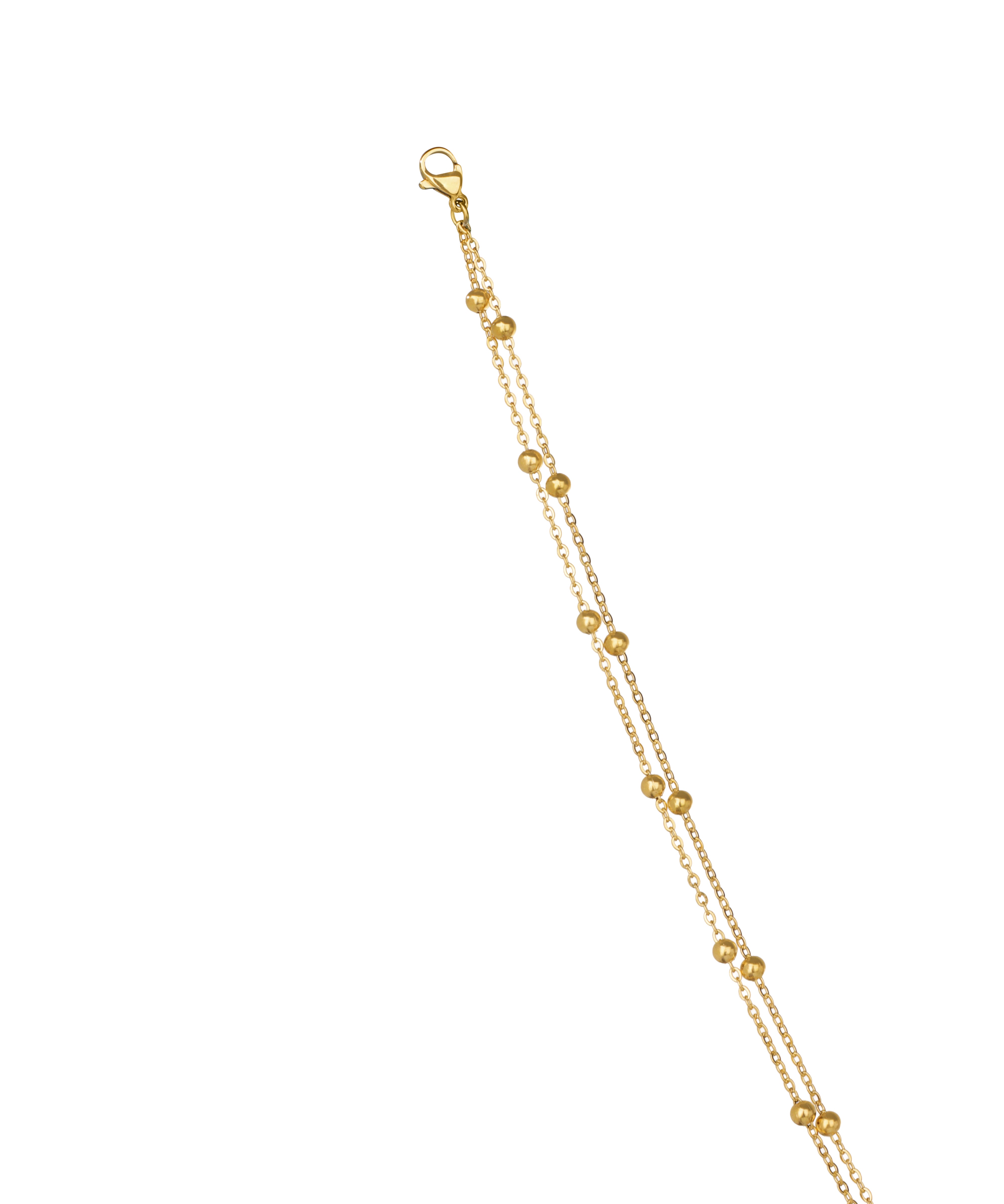 Delicate Beaded Double-Layer Waist Chain | Stylika