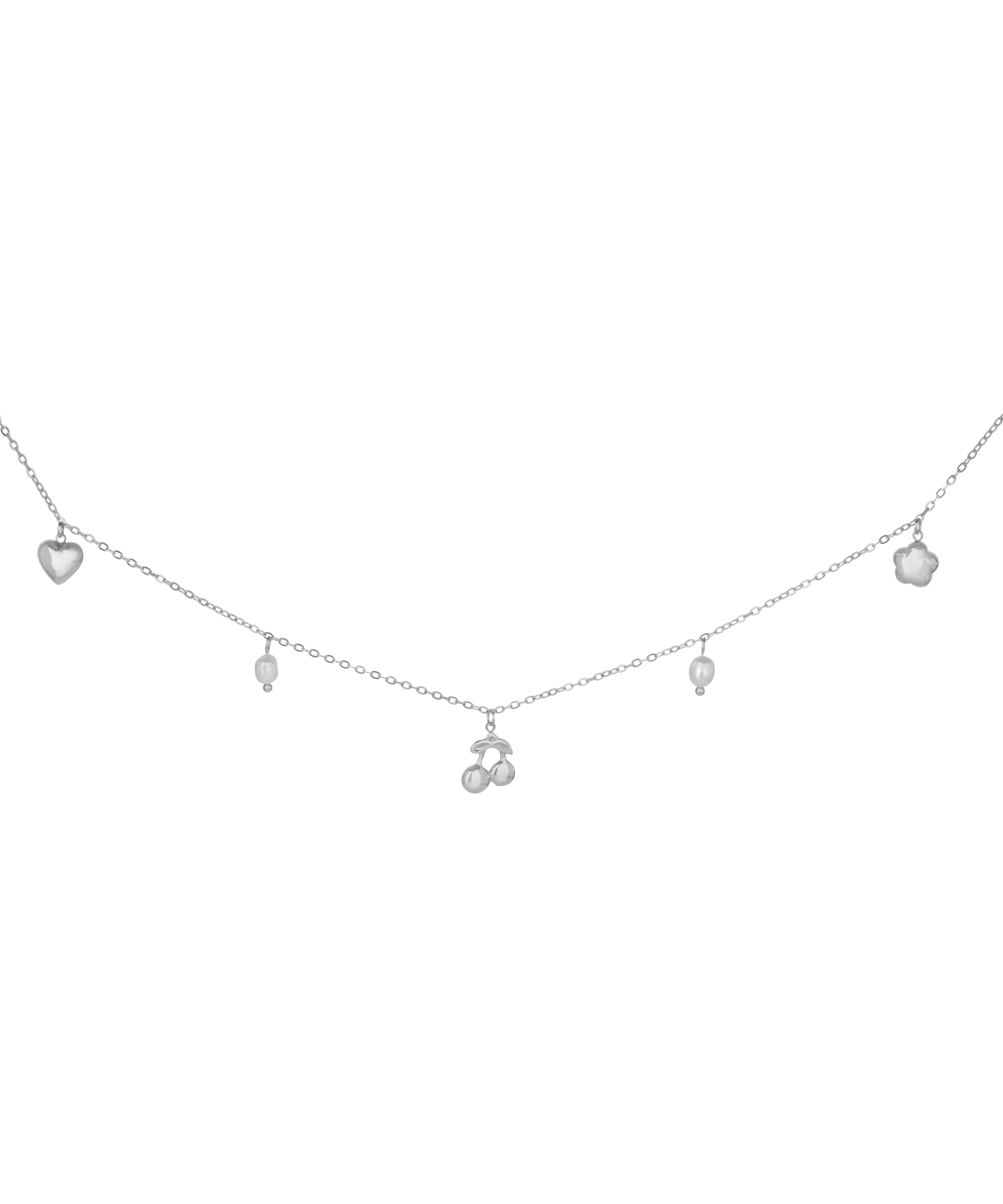 Heart & Charm Dangle Waist Chain | Stylika