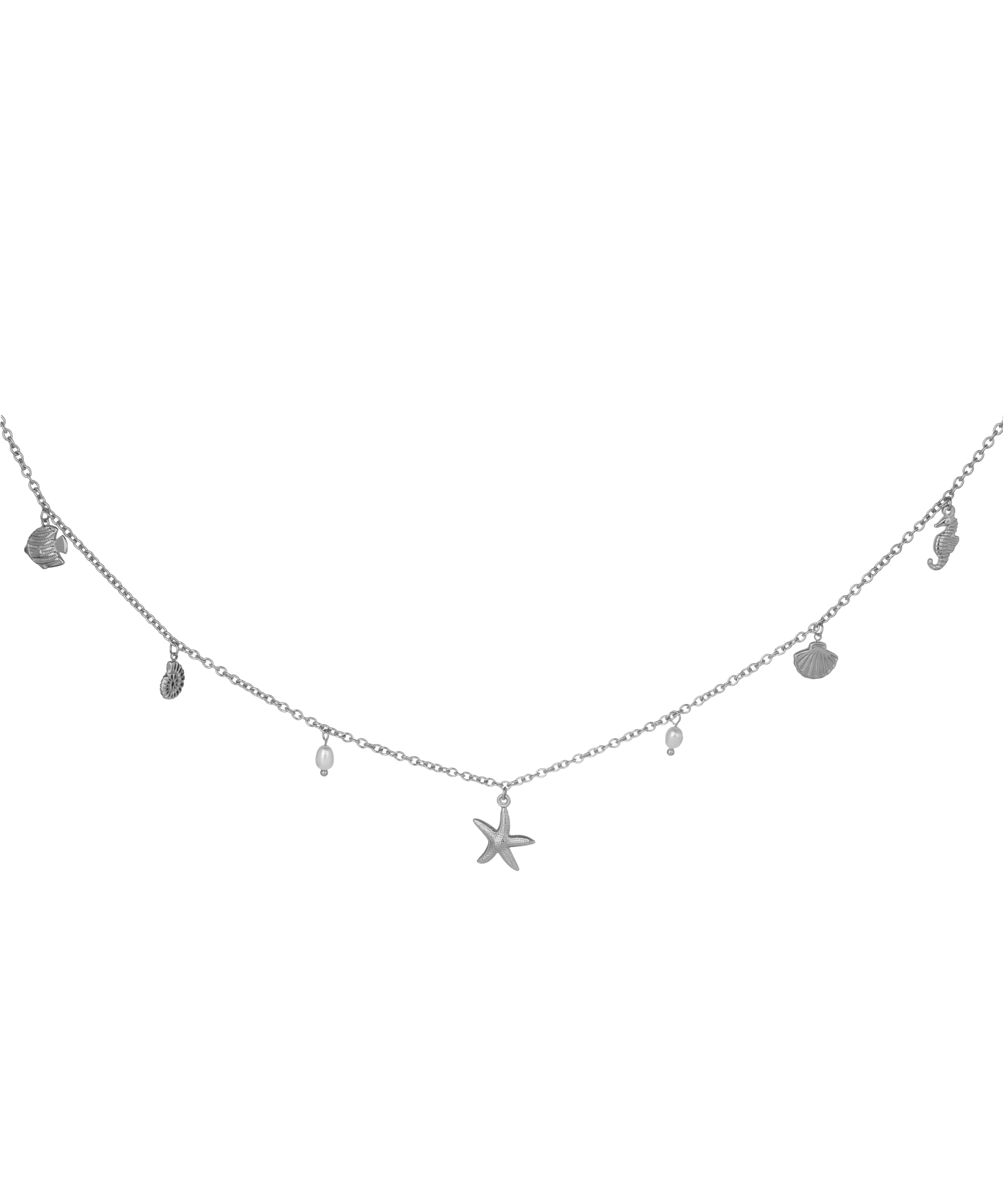 Delicate Seashell Starfish Charm Dainty Waist Chain | Stylika