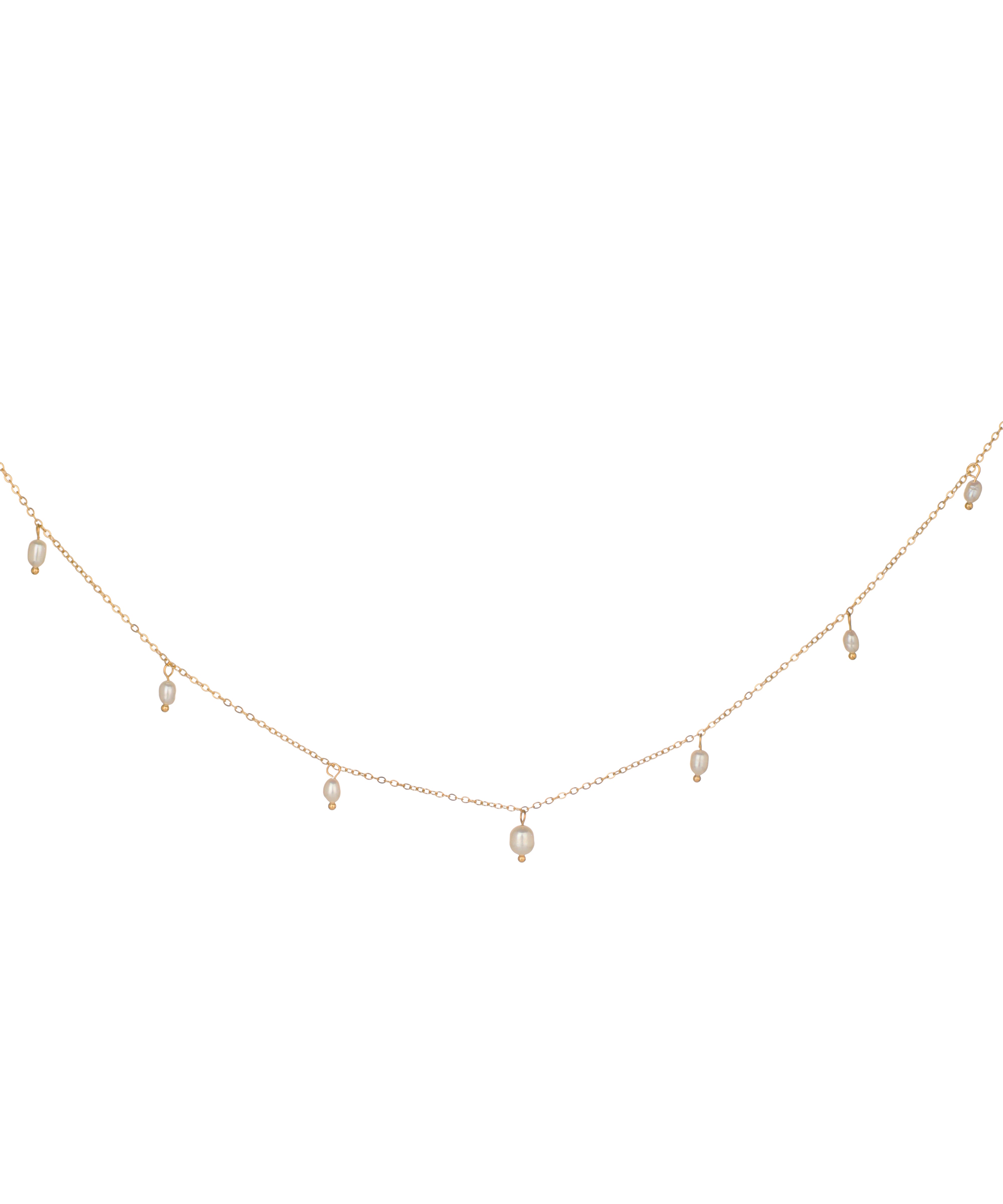 Delicate Chain with Shimmering Drop Details Waist Chain | Stylika