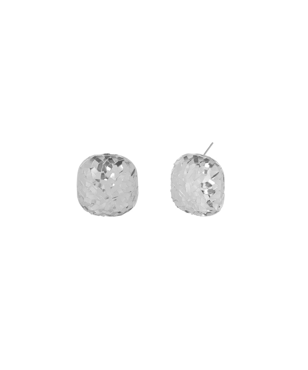 Textured Dome Stud Earrings | Stylika