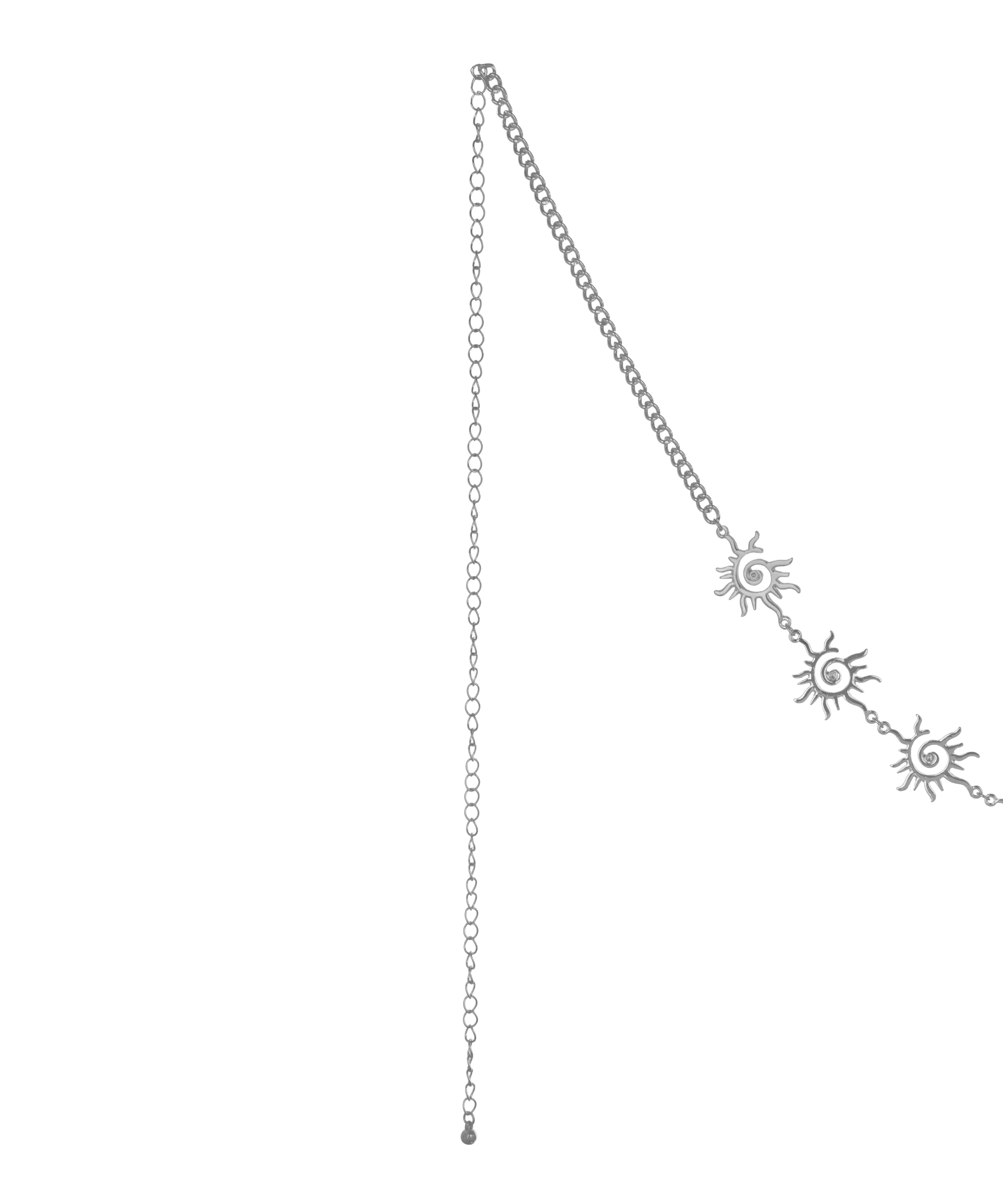 Celestial Sun Charm Waist Chain with Extender | Stylika