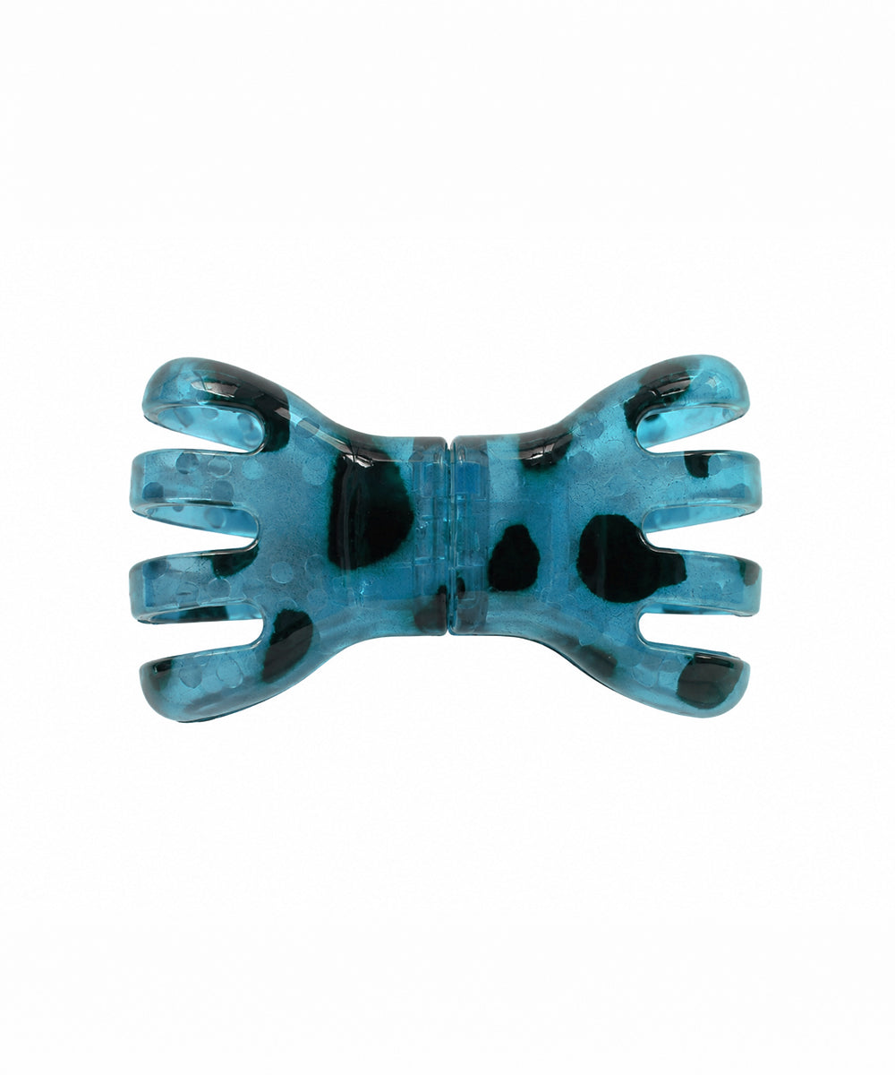 Teal Bow Magnetic Hair Clip | Stylika