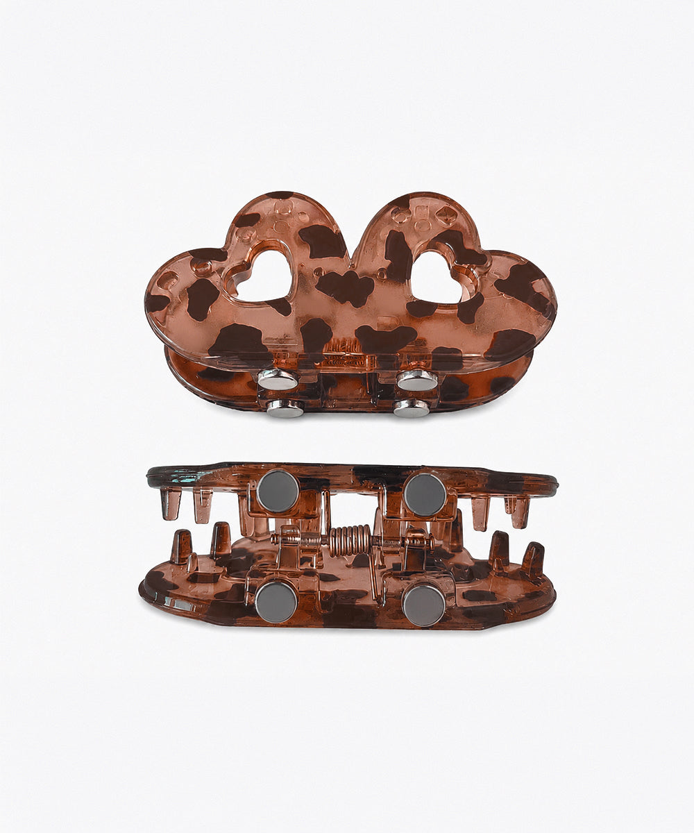 Light Bronze Flower Magnetic Hair Clip | Stylika